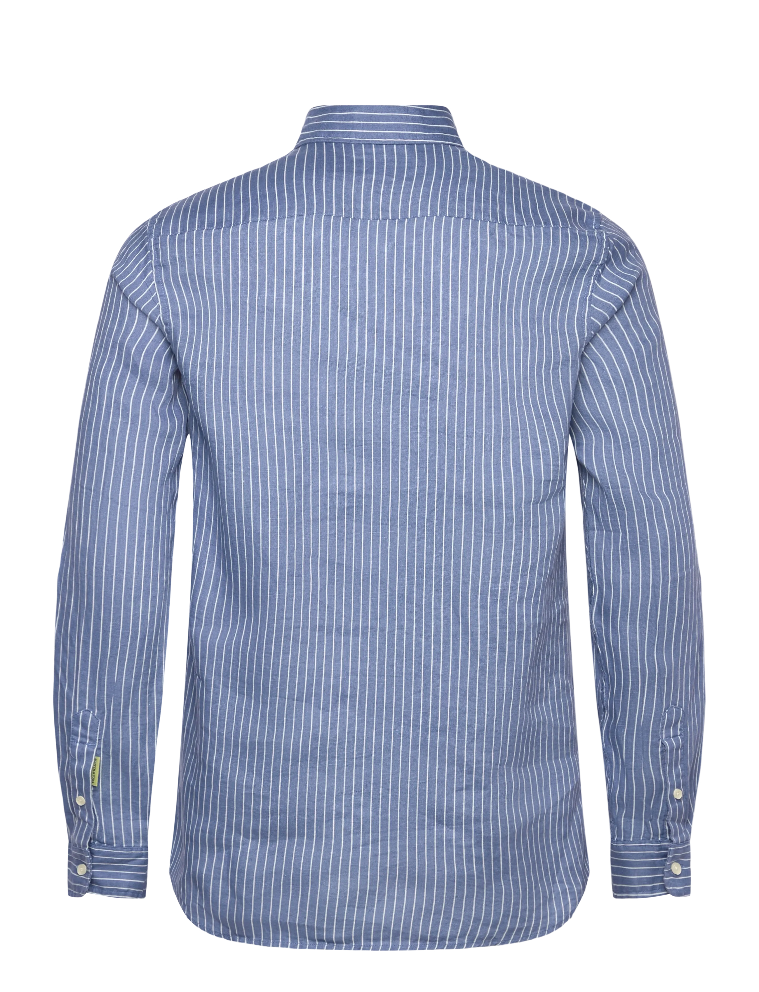 Scotch & Soda - Linen Striped Regularfit Shirt - stribede skjorter - infinity white stripe - 2
