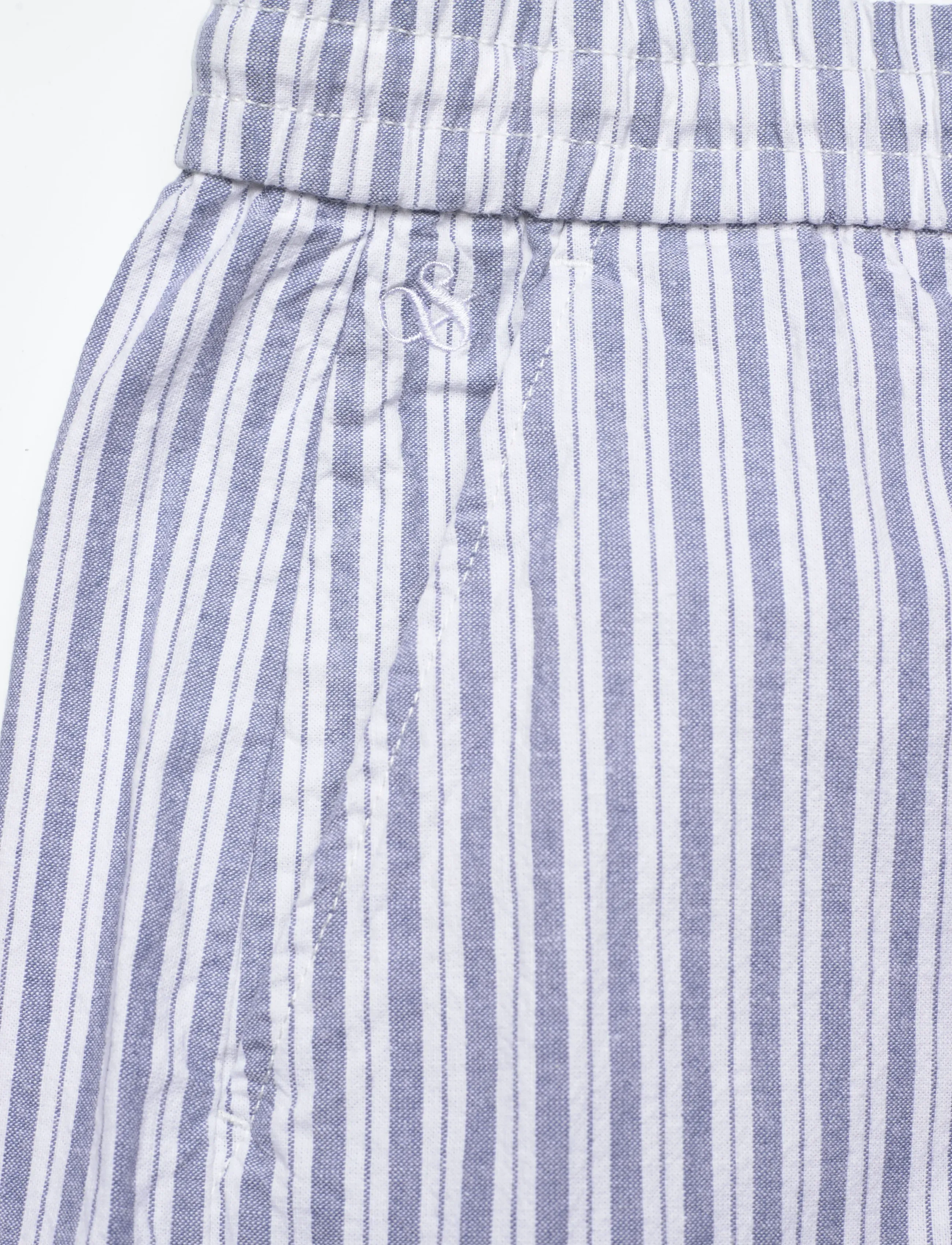 Scotch & Soda - Fave Cottonlinen Yarndyed Regularfit Bermuda Shorts - hørshorts - infinity stripe - 2