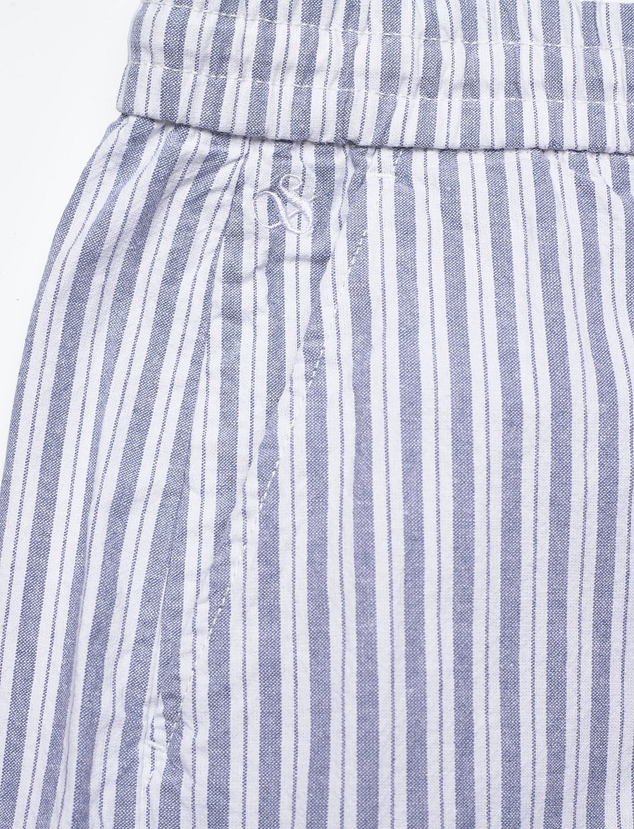 Scotch & Soda - Fave Cottonlinen Yarndyed Regularfit Bermuda Shorts - hørshorts - infinity stripe - 2