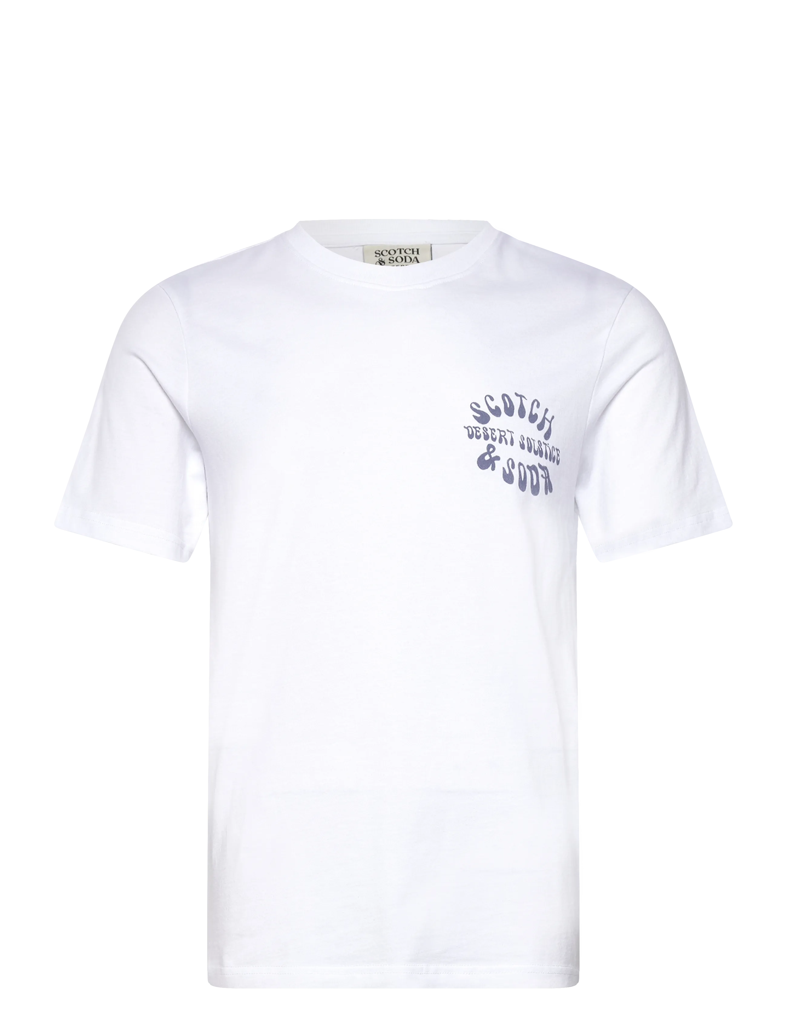 SCOTCH & SODA Left Chest Artwork Regularfit Tshirt Weiß - XXL - Herren