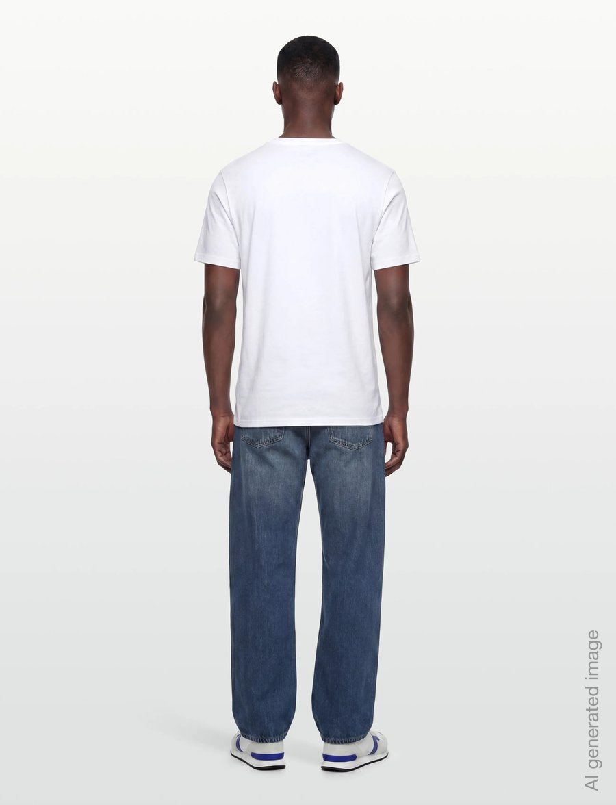 Scotch & Soda - Left Chest Artwork Regularfit Tshirt - kurzärmelige t-shirts - bright white - 4