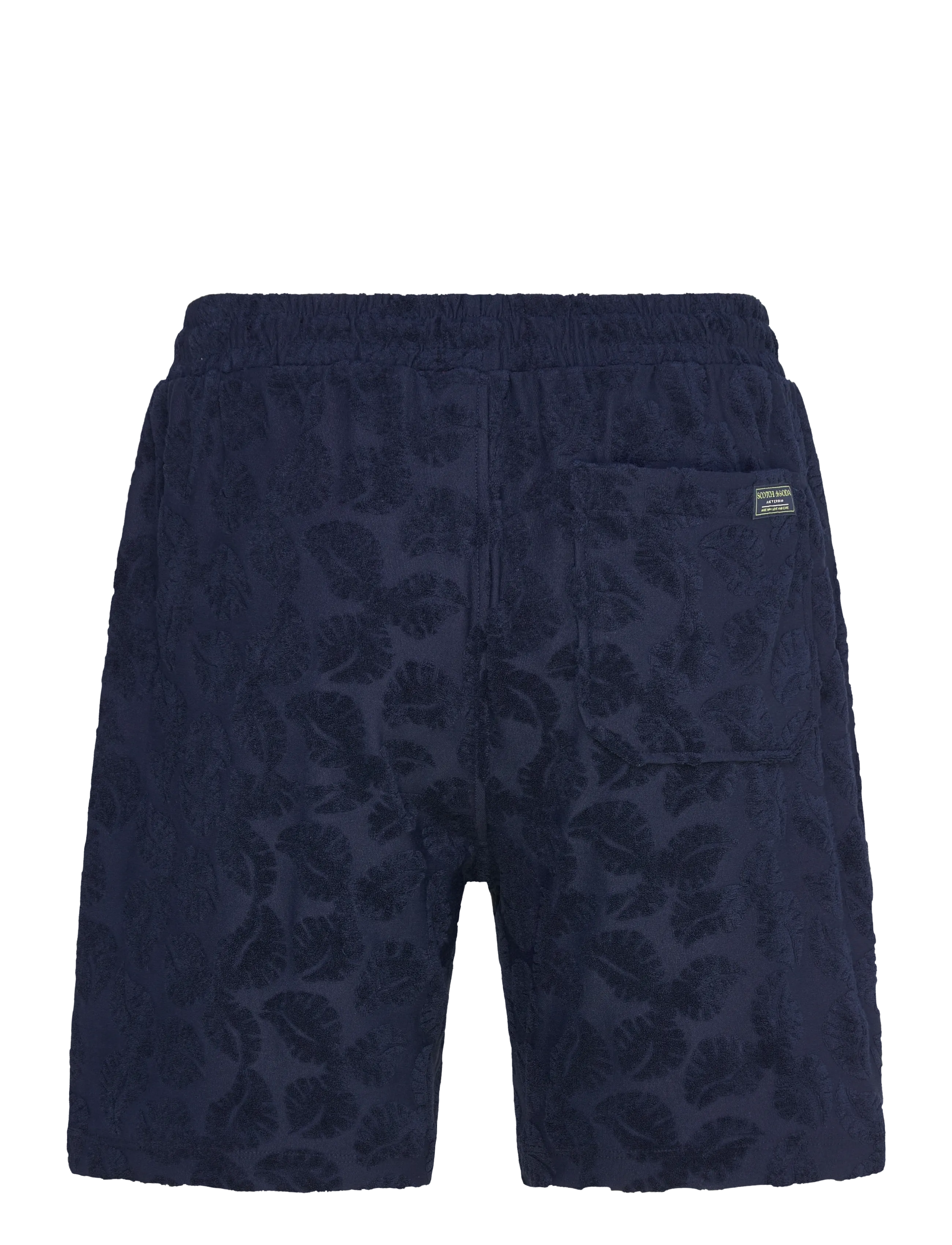 Scotch & Soda - Fave Terry Jacquard Relaxedfit Bermuda Shorts - shorts en molleton - pageant blue - 1