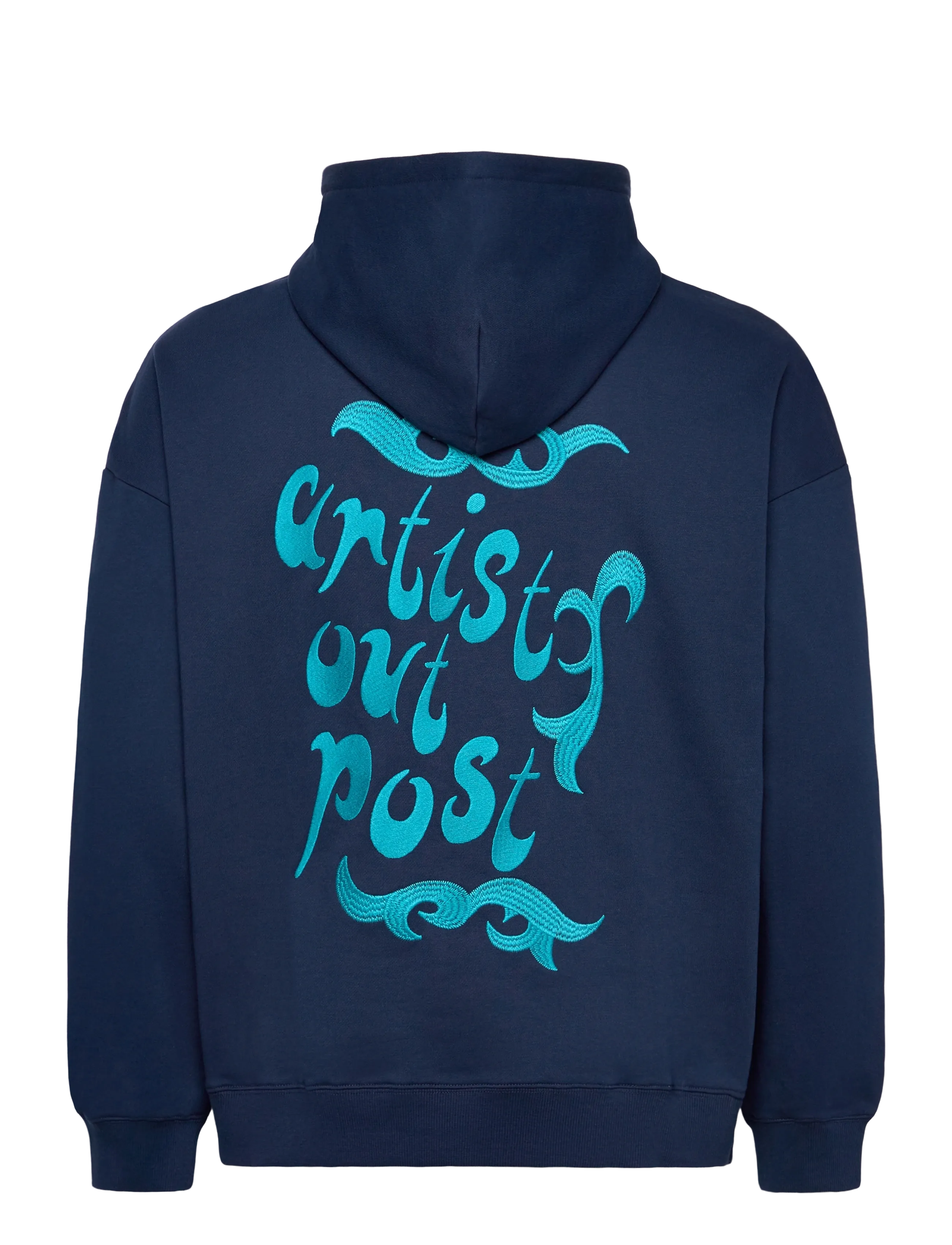 Scotch & Soda - Front And Back Artwork Loosefit Hoodie - hættetrøjer - pageant blue - 2
