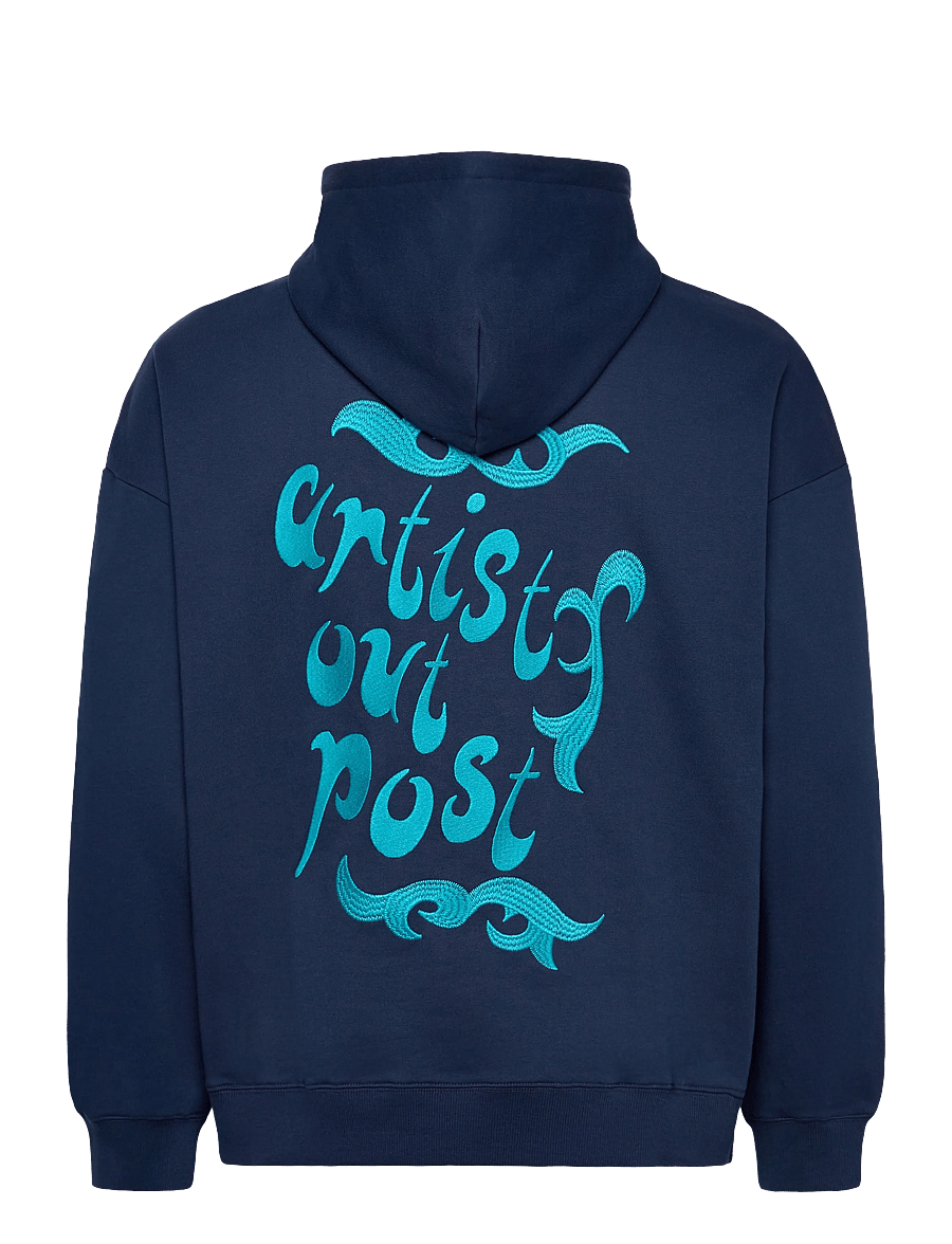Scotch & Soda - Front And Back Artwork Loosefit Hoodie - kapuzenpullover - pageant blue - 2