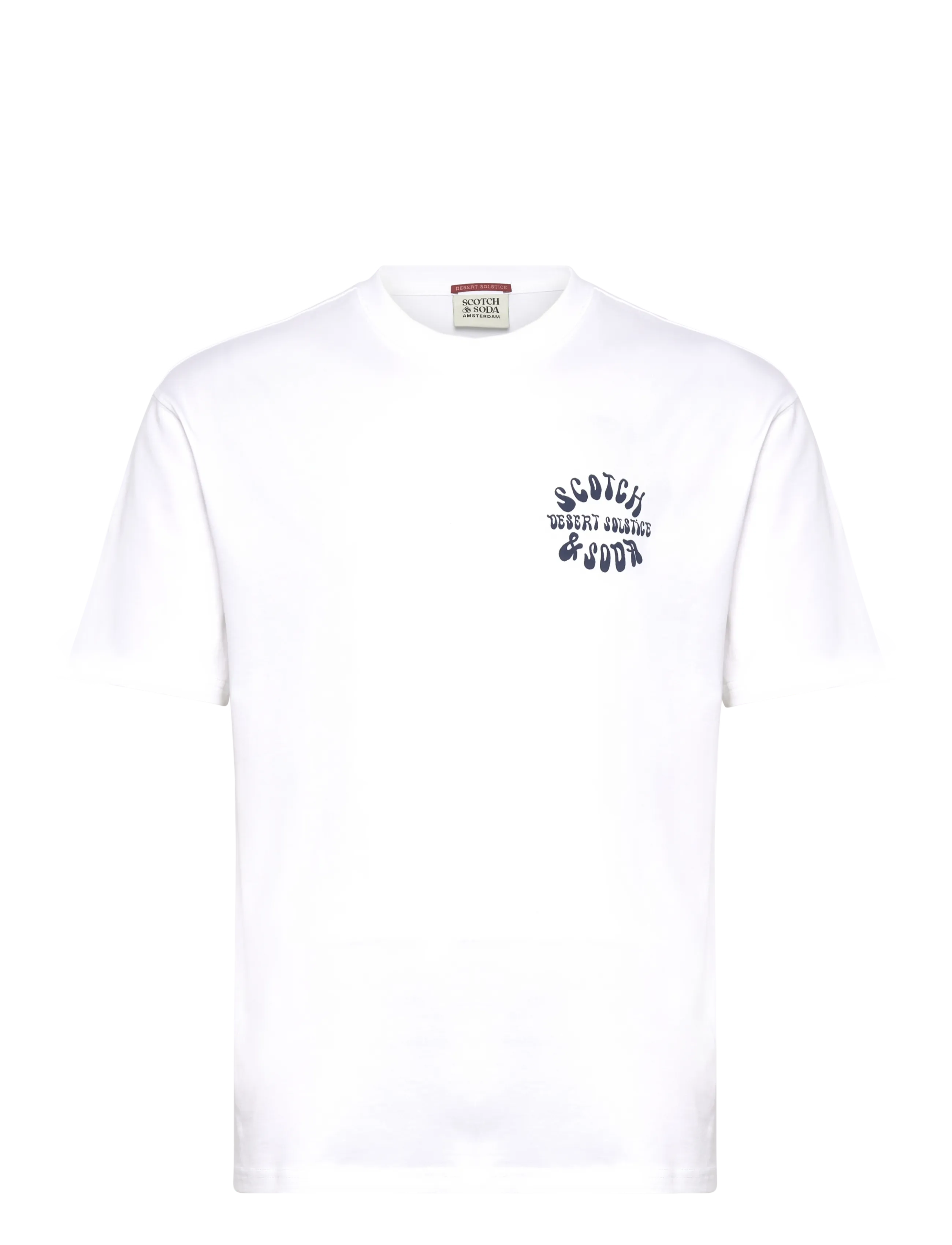 SCOTCH & SODA Front Und Back Artwork Relaxedfit Tshirt Weiß - S - Herren