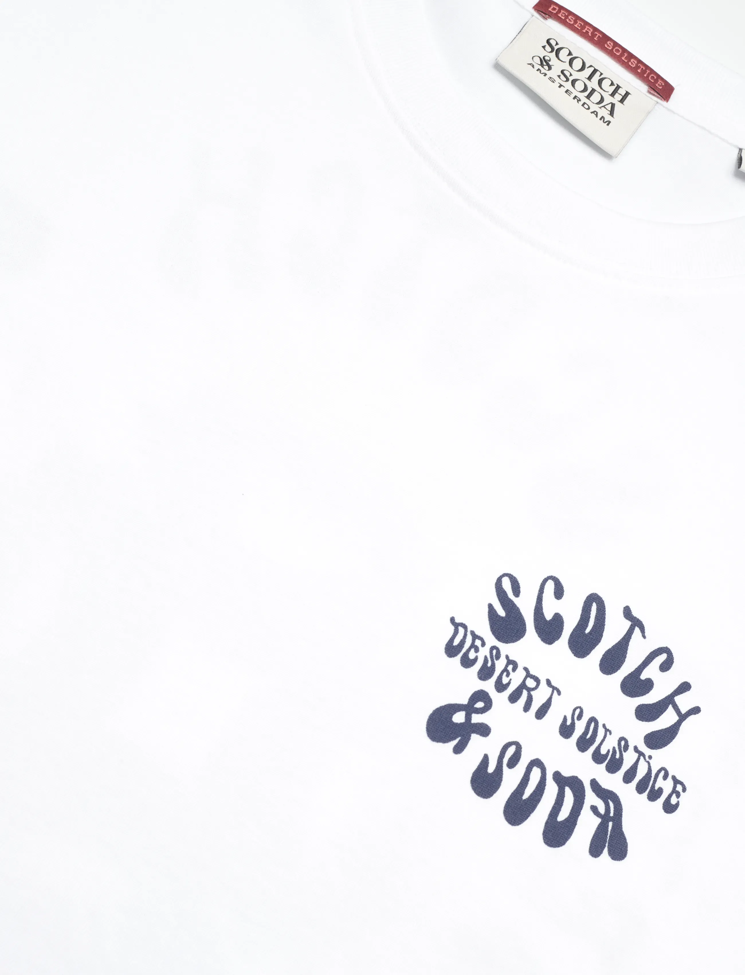 Scotch & Soda - Front And Back Artwork Relaxedfit Tshirt - lyhythihaiset - bright white - 5