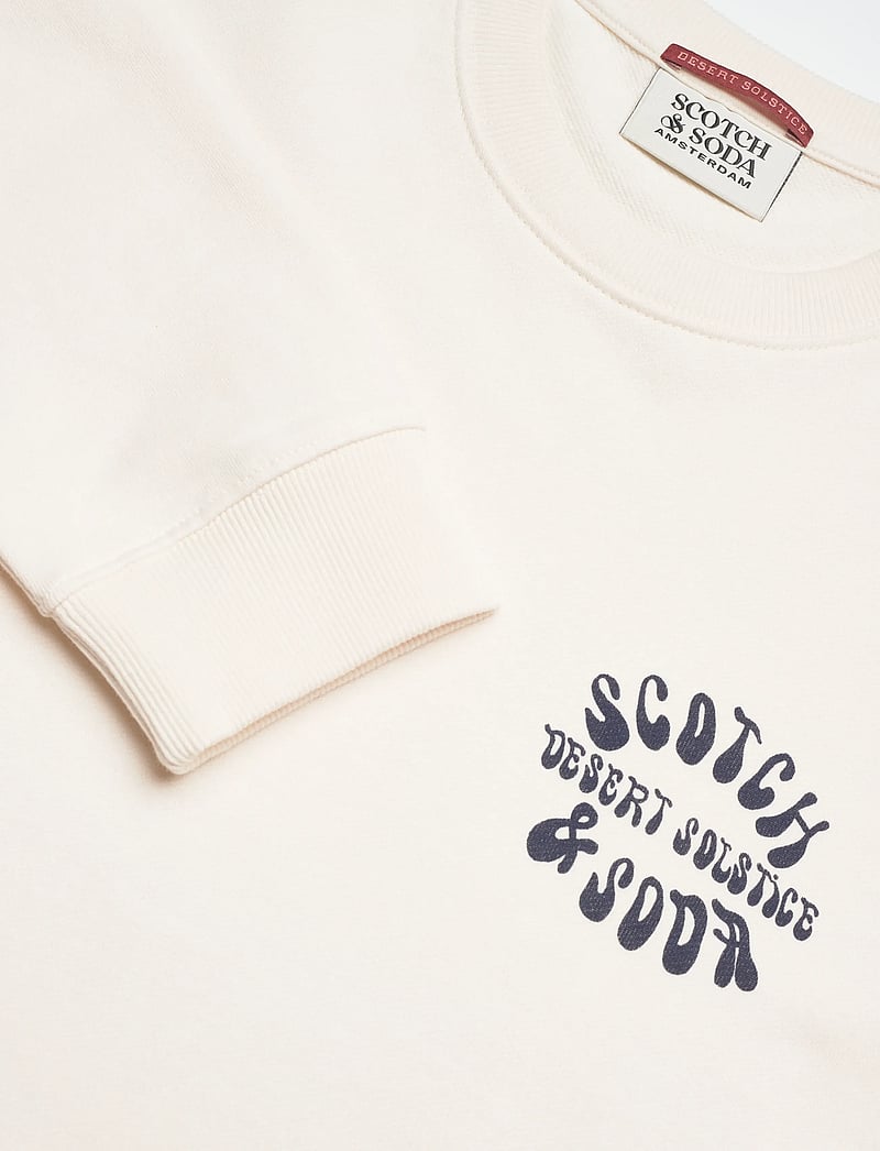 Scotch & Soda - Front And Back Artwork Regularfit Sweatshirt - sweatshirts - eggnog - 2