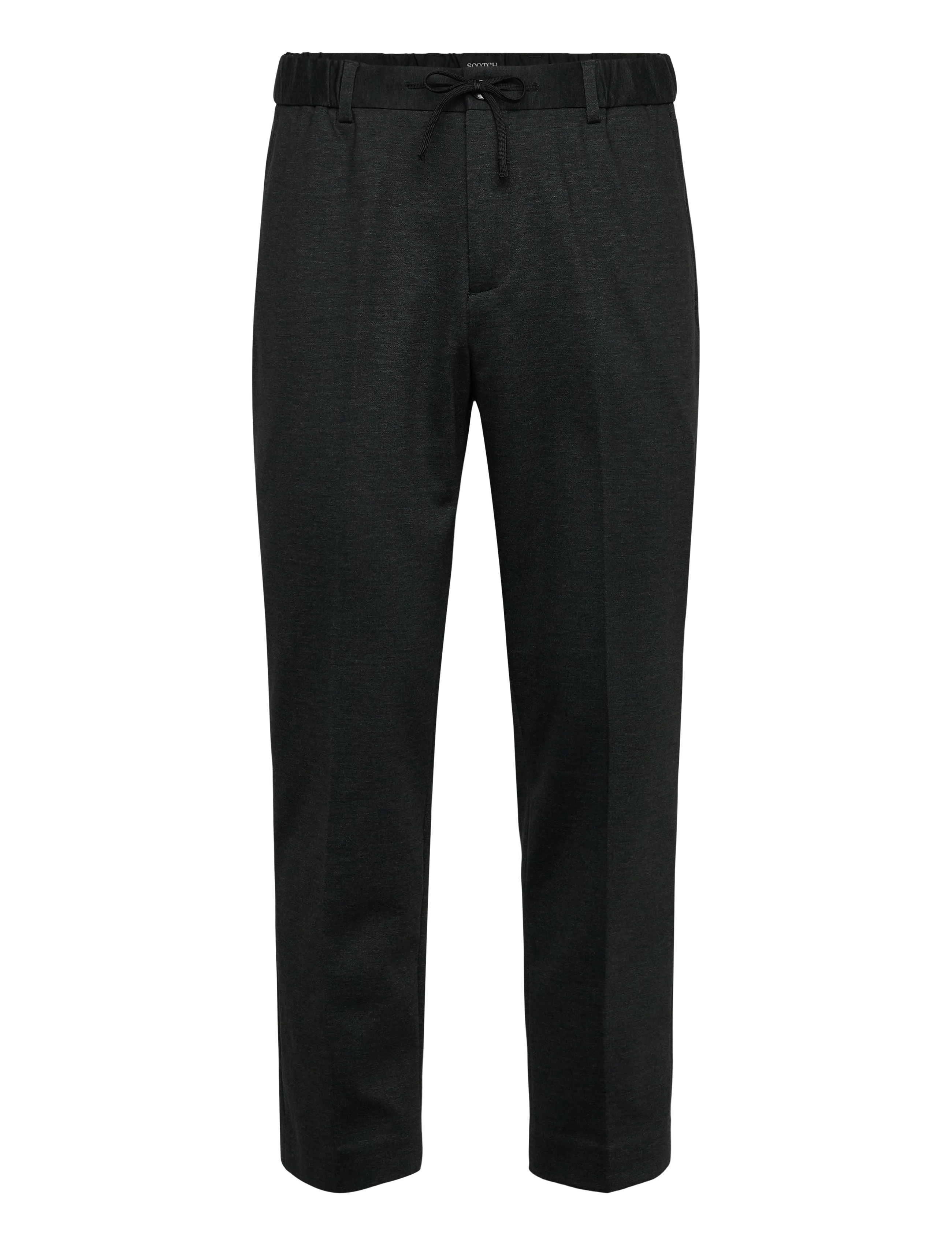 Scotch & Soda Finch Yarndyed Jersey Regular Taperedfit Jogger - Trousers - METEORITE MICRO PATTERN / grey