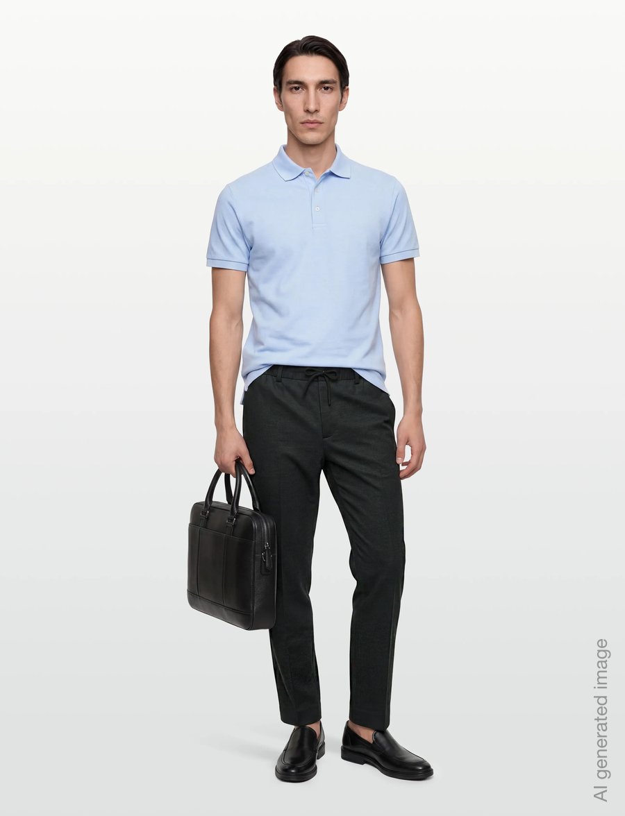 Scotch & Soda - Finch Yarndyed Jersey Regular Taperedfit Jogger - vabaajapüksid - meteorite micro pattern - 0