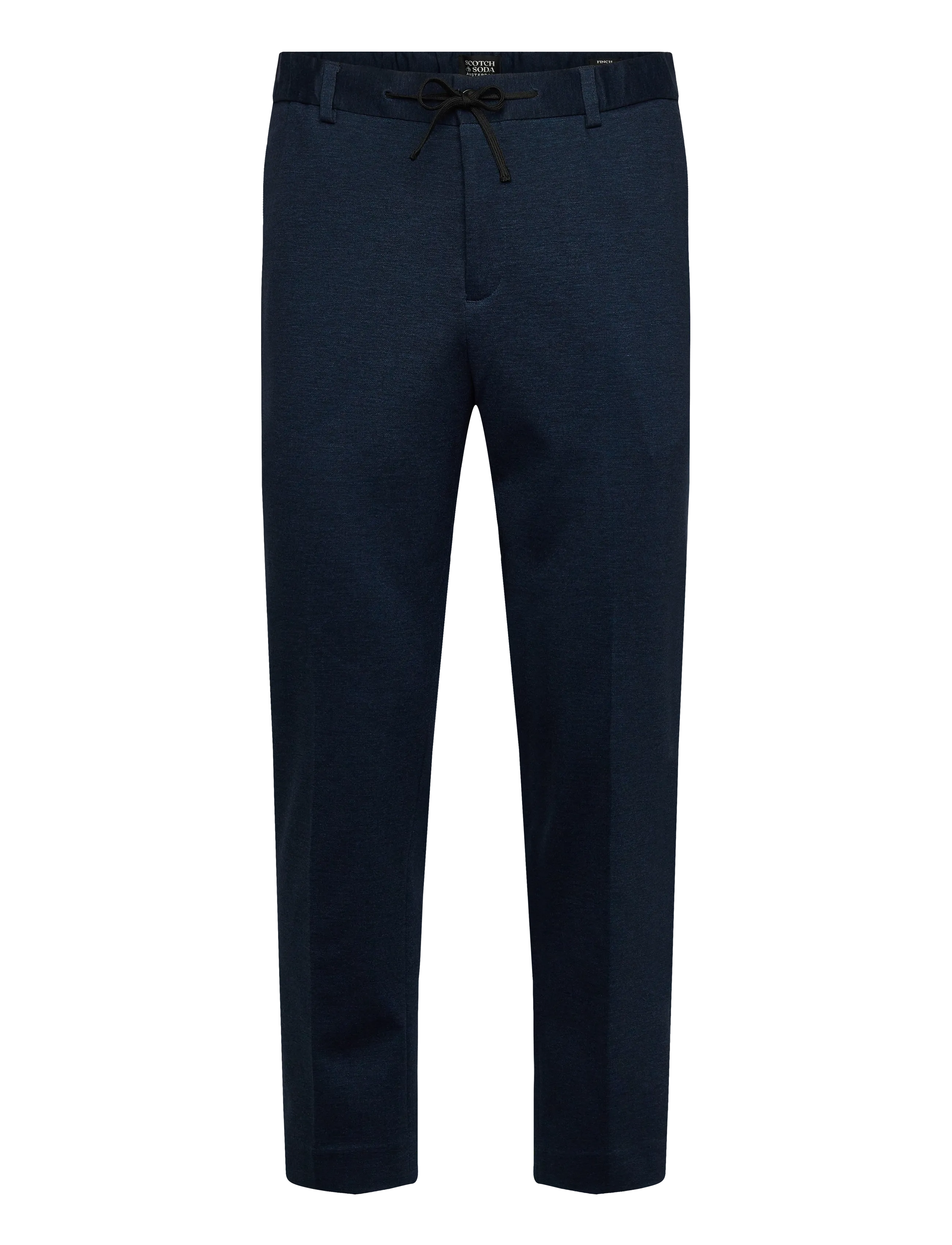 Scotch & Soda Finch Yarndyed Jersey Regular Taperedfit Jogger - Bukser - PAGEANT BLUE MICRO PATTERN / navy