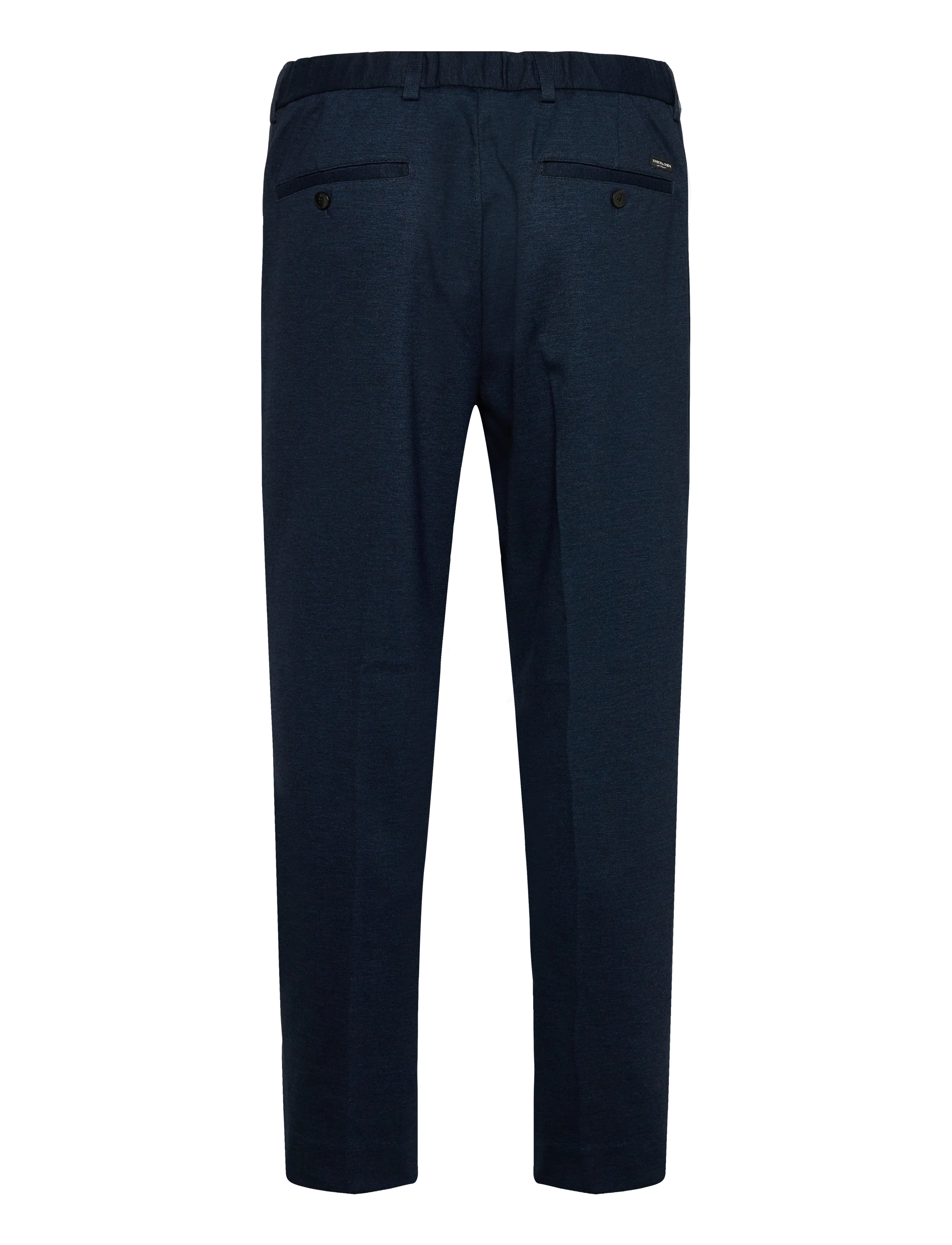 Scotch & Soda - Finch Yarndyed Jersey Regular Taperedfit Jogger - pantalons décontractés - pageant blue micro pattern - 2