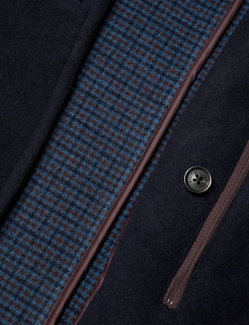 Scotch & Soda - Wool Blend Peacoat - anoraker - night - 4