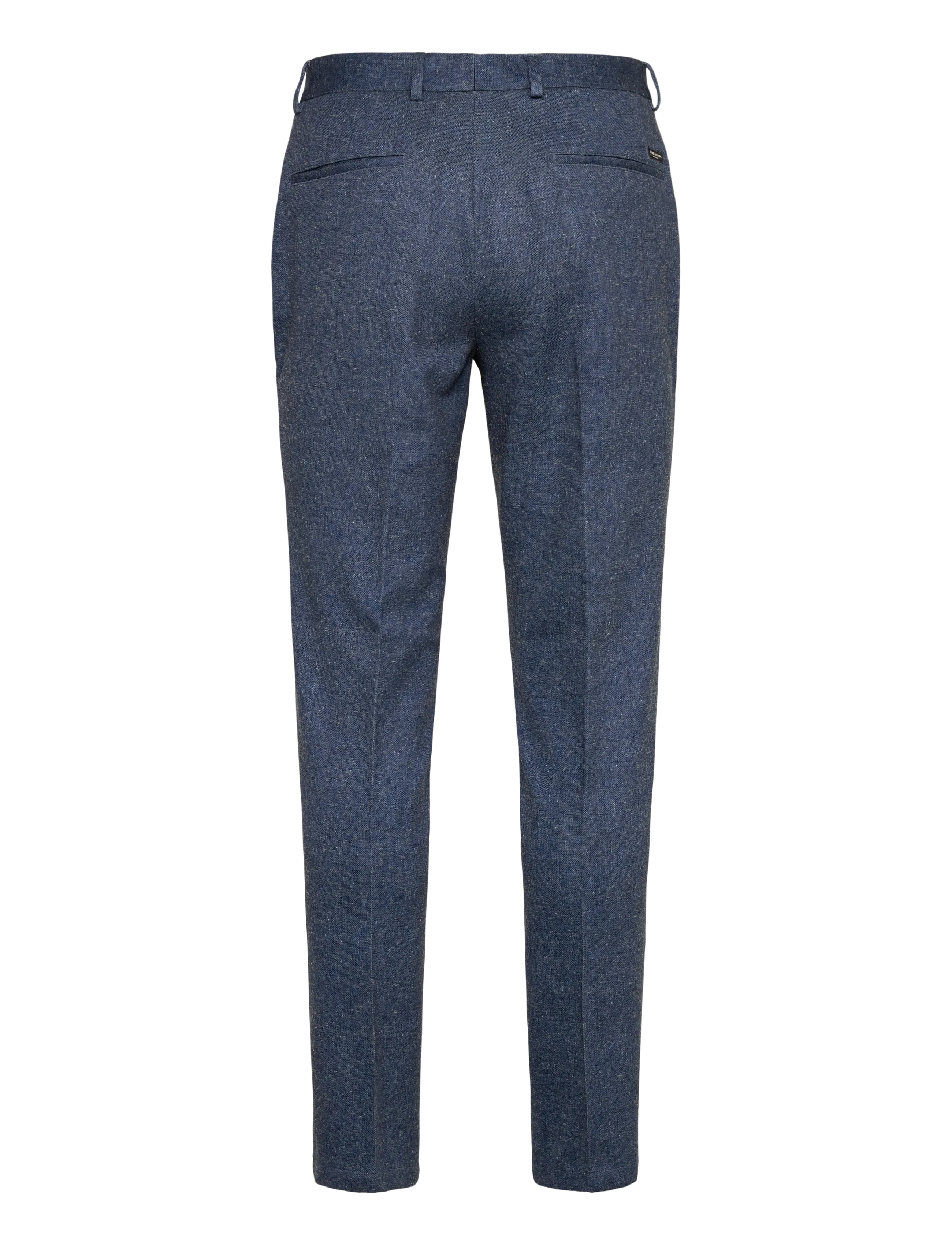 Scotch & Soda - STUART - MELANGE-JERSEY REGULAR SLIM CHINO - sky captain melange - 1