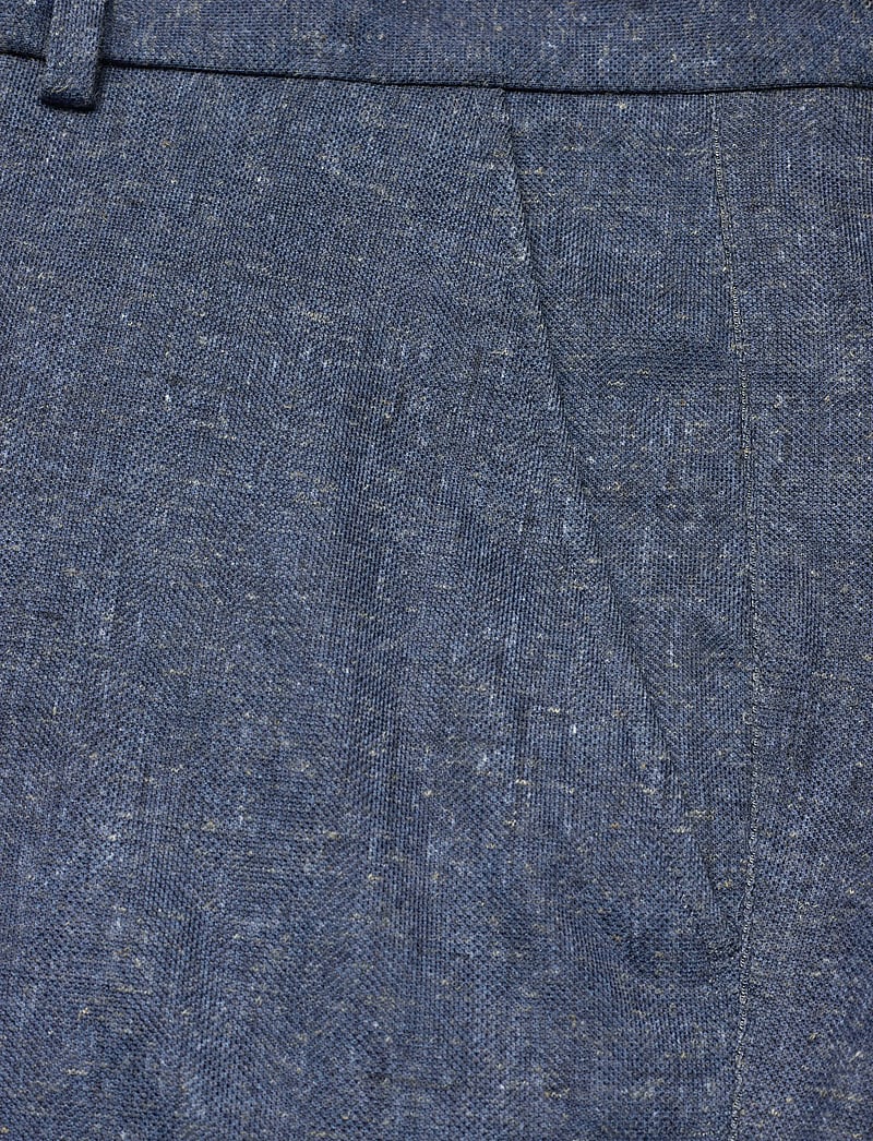 Scotch & Soda - STUART - MELANGE-JERSEY REGULAR SLIM CHINO - linnebyxor - sky captain melange - 2