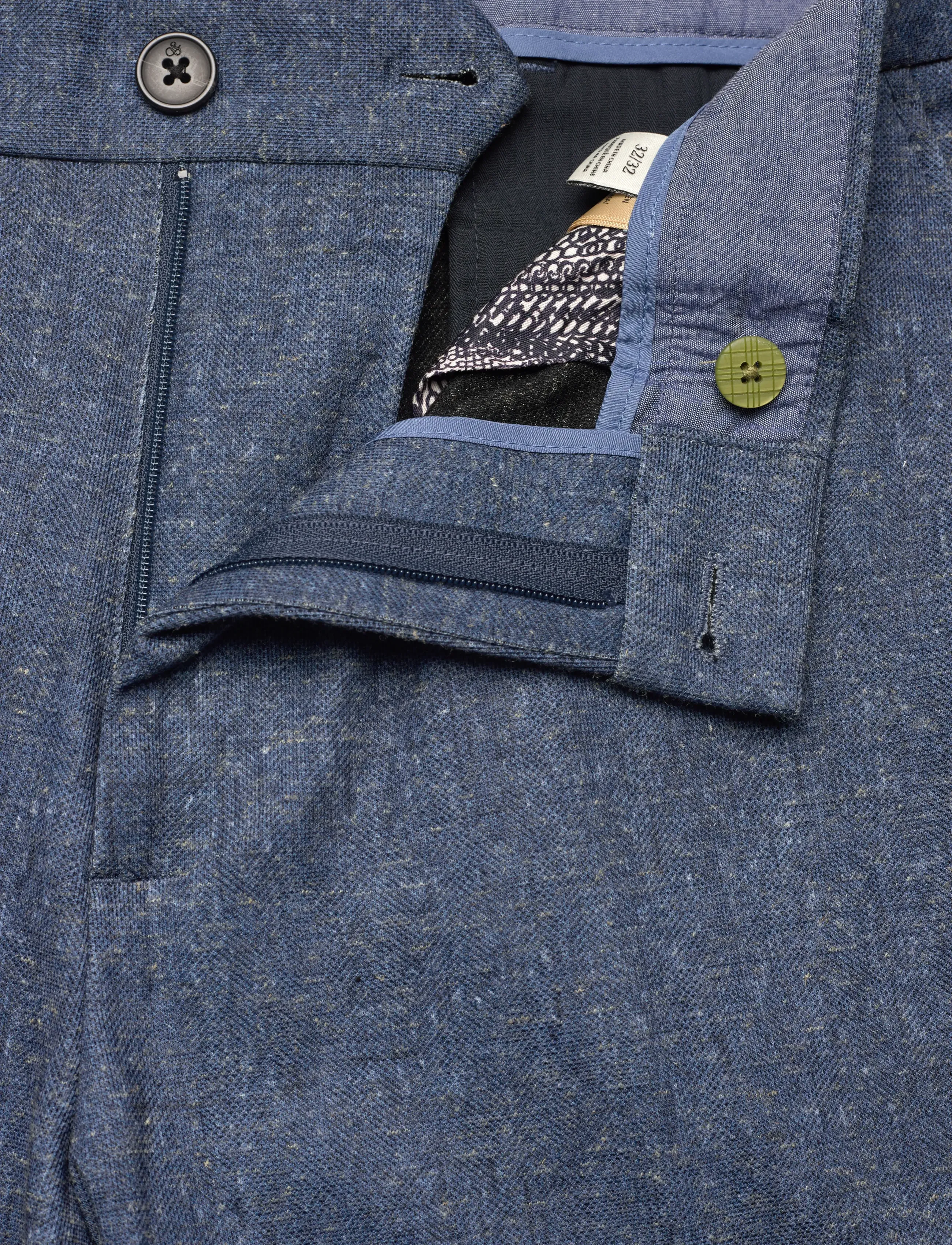 Scotch & Soda - STUART - MELANGE-JERSEY REGULAR SLIM CHINO - sky captain melange - 3
