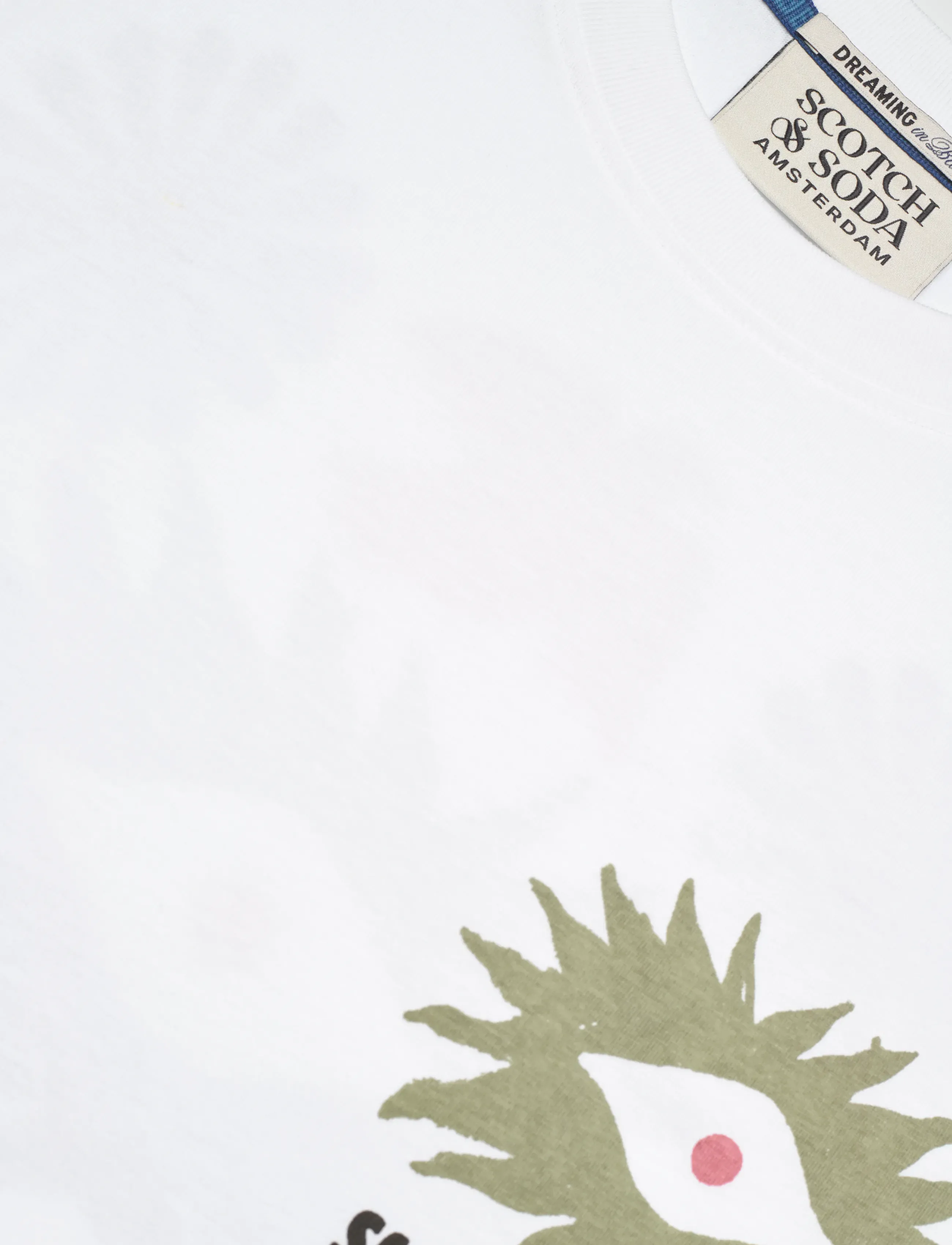 Scotch & Soda - Front and back artwork relaxed-fit T-shirt - kurzärmelig - bright white - 2
