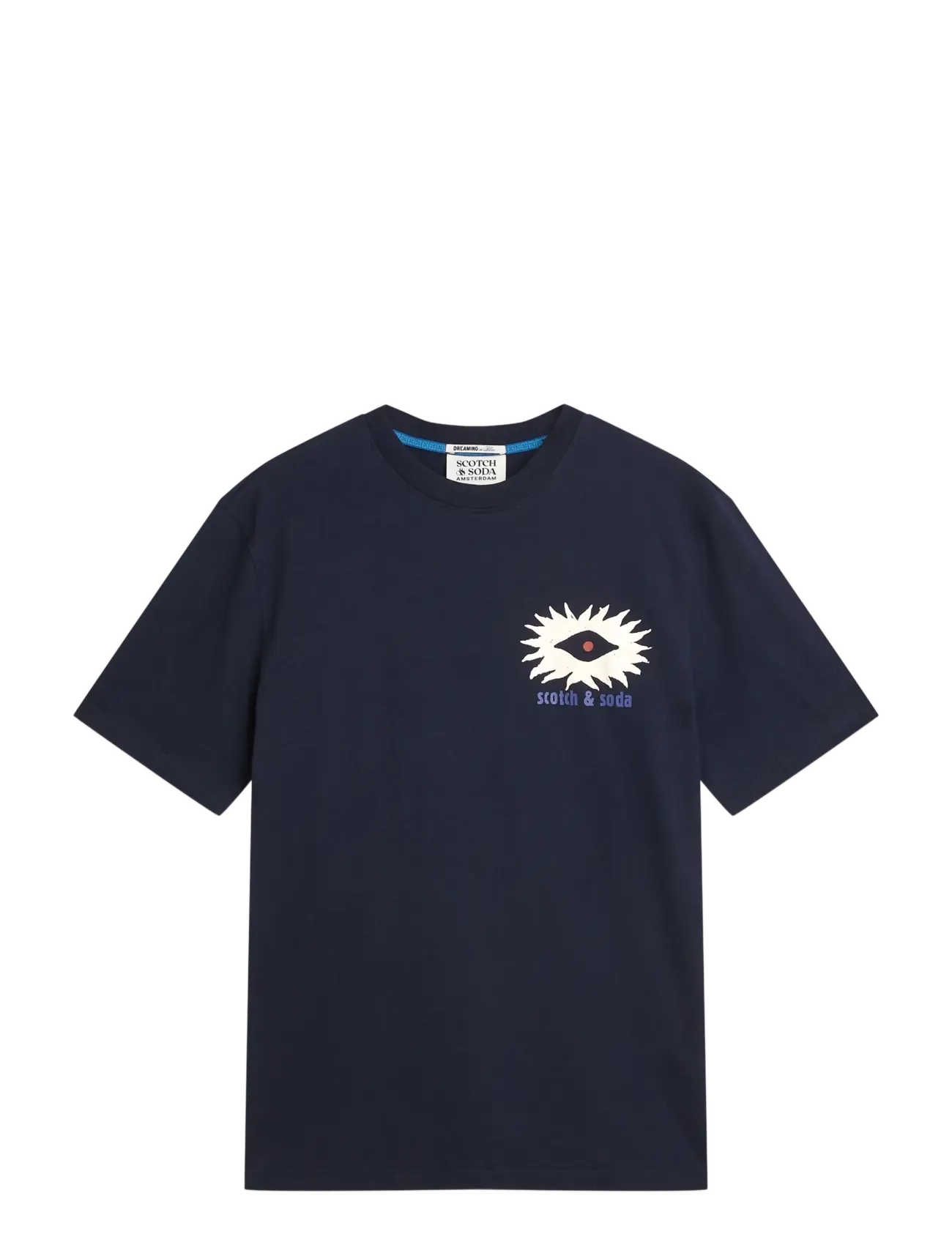 Scotch & Soda Front and back artwork relaxed-fit T-shirt - Streetstyle - SKY CAPTAIN / navy