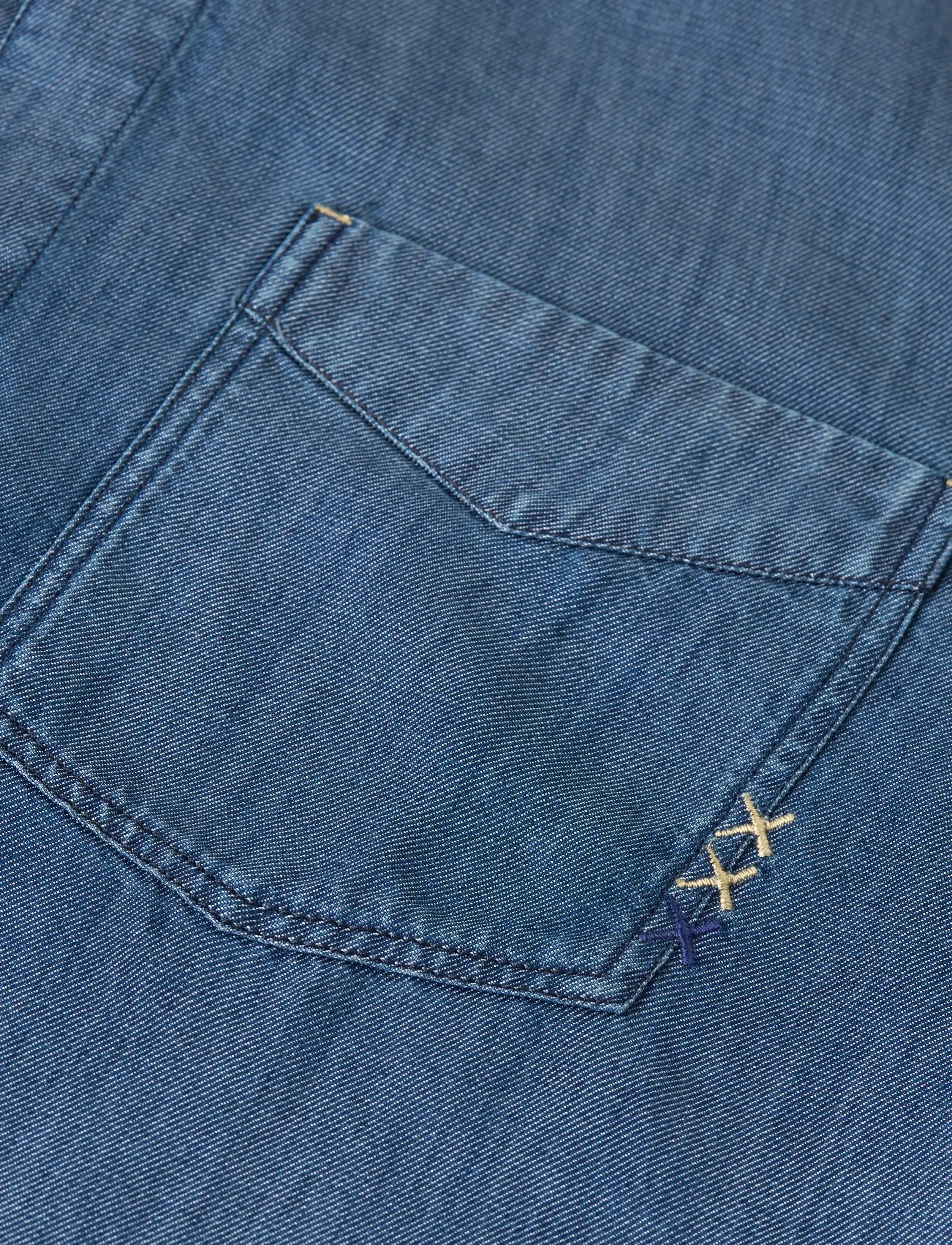 Scotch & Soda - Denim tencel regular-fit shirt - washed indigo - 2