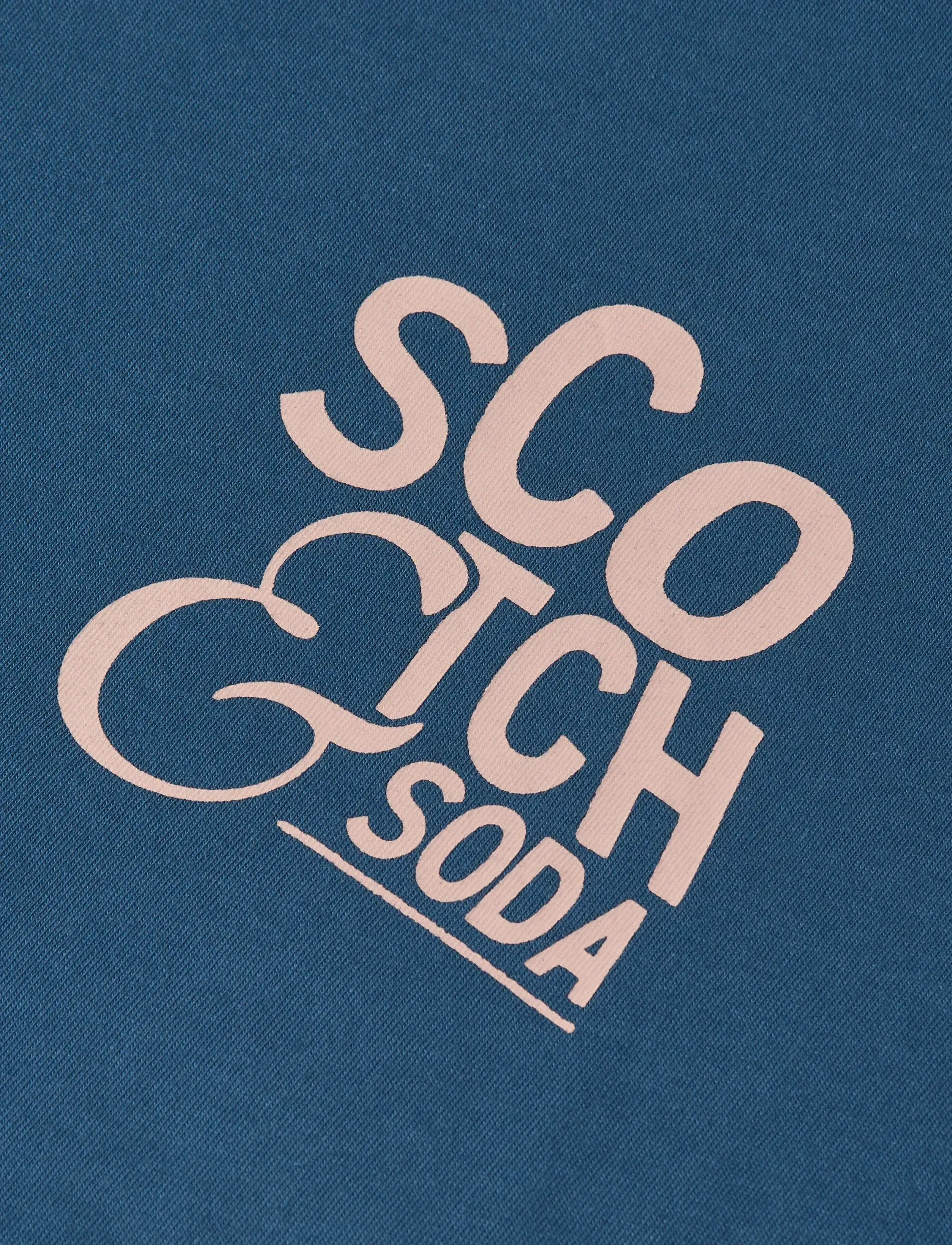 Scotch & Soda - Left chest artwork regular-fit T-shirt - kortærmede t-shirts - ensign blue - 2
