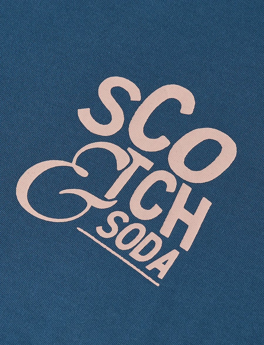 Scotch & Soda - Left chest artwork regular-fit T-shirt - kortærmede t-shirts - ensign blue - 2