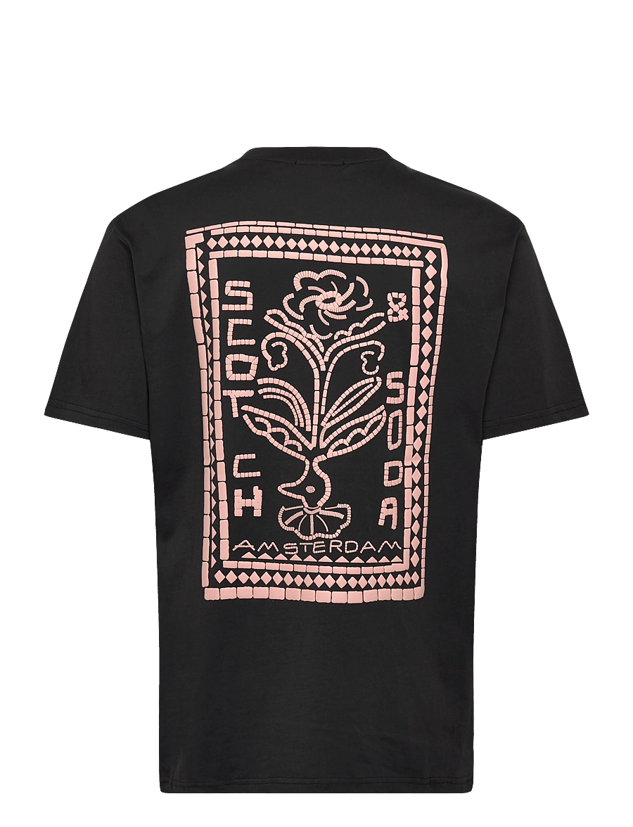Scotch & Soda - Front and back artwork relaxed-fit T-shirt - kortærmede t-shirts - meteorite - 2