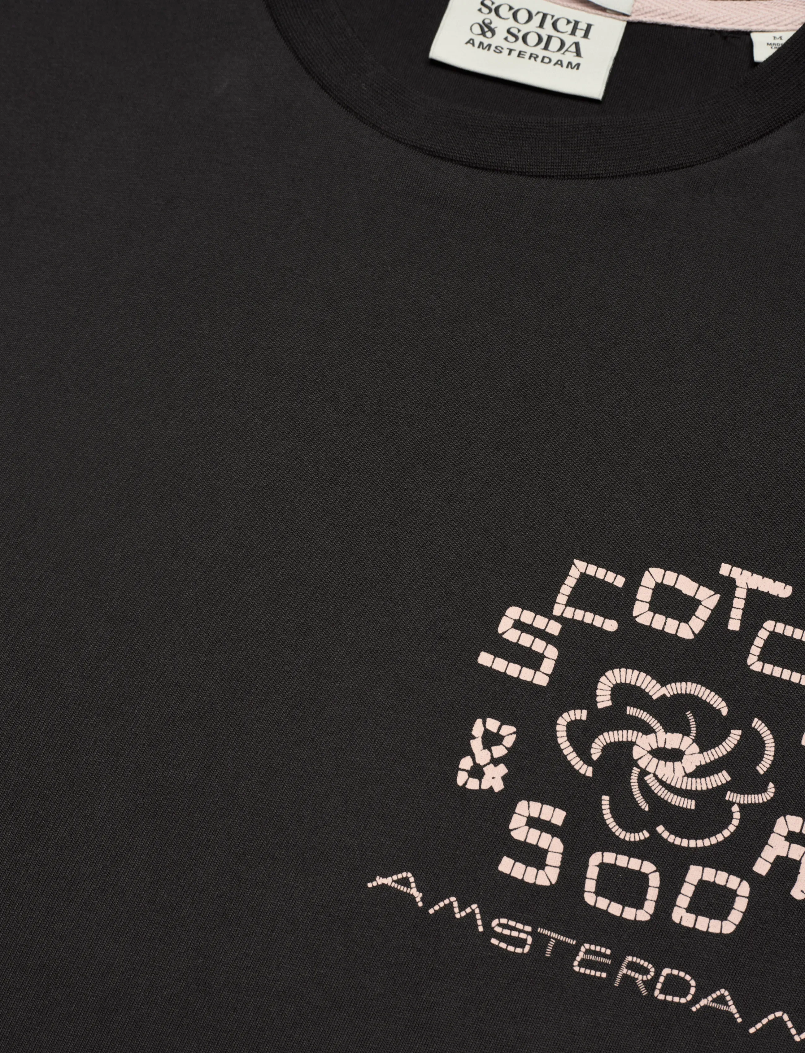 Scotch & Soda - Front and back artwork relaxed-fit T-shirt - kortærmede t-shirts - meteorite - 5