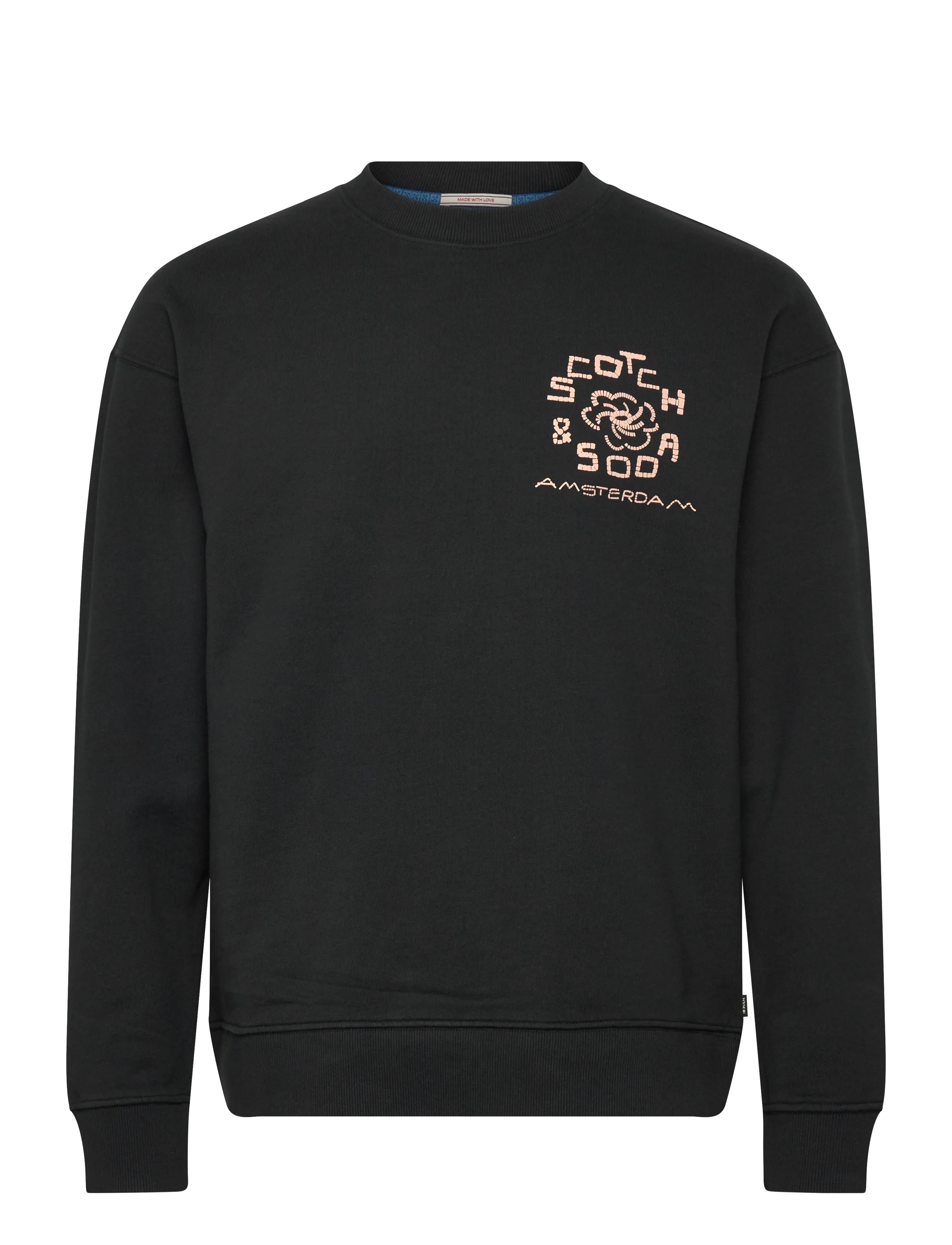 SCOTCH & SODA Front Und Back Artwork Relaxed-Fit Sweatshirt Grau - XL - Herren