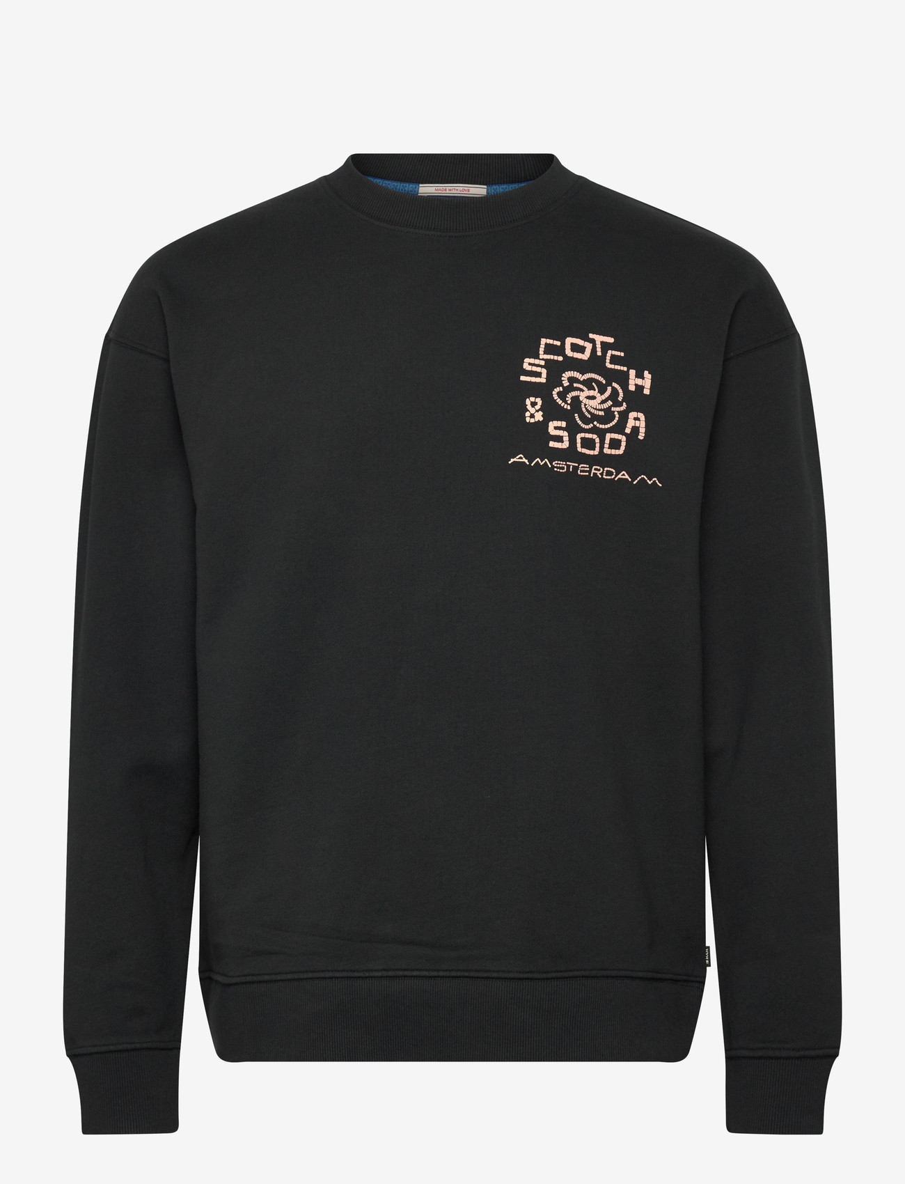 Scotch & Soda - Front and back artwork relaxed-fit sweatshirt - sweatshirts - meteorite - 0