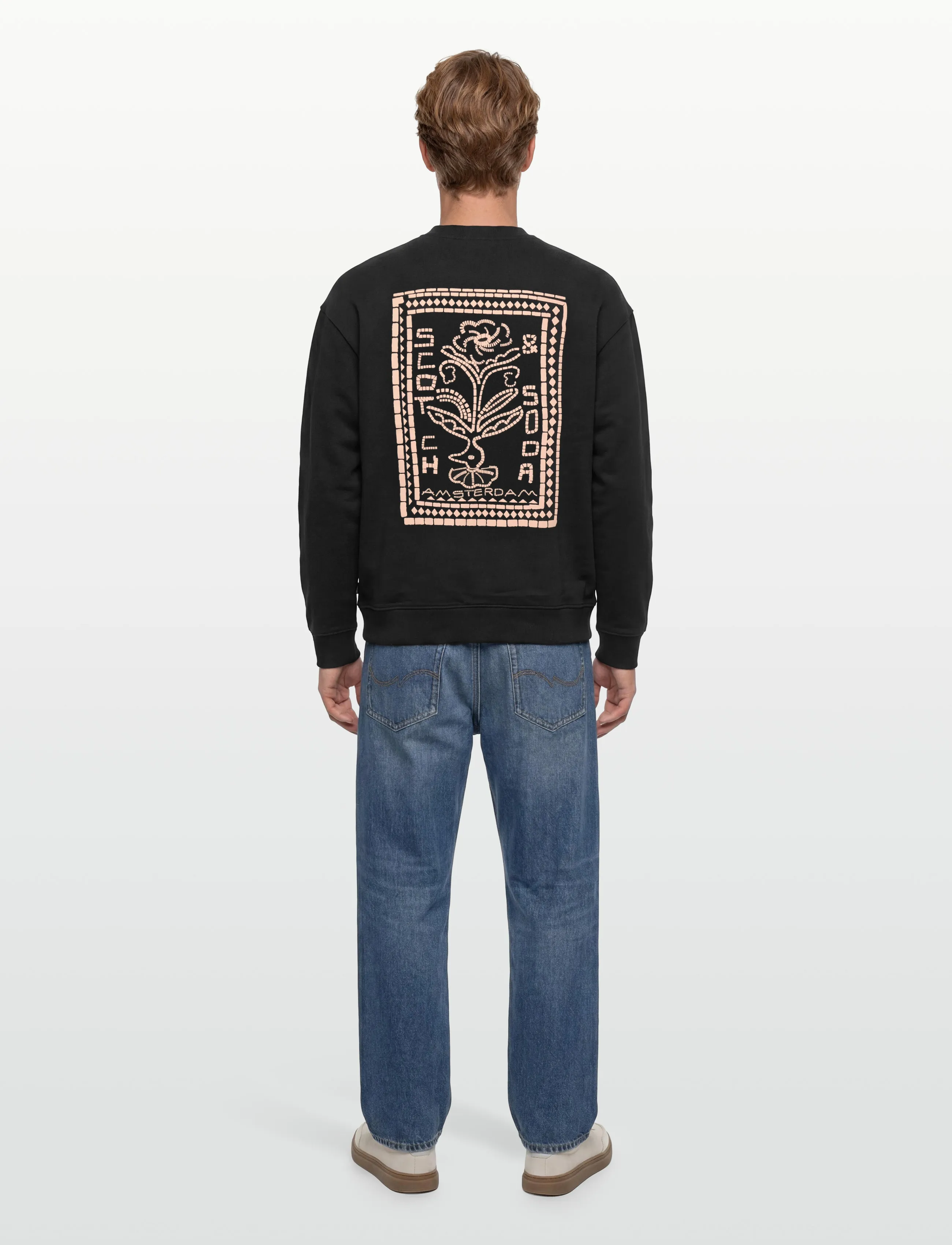 Scotch & Soda - Front and back artwork relaxed-fit sweatshirt - sweatshirts - meteorite - 4