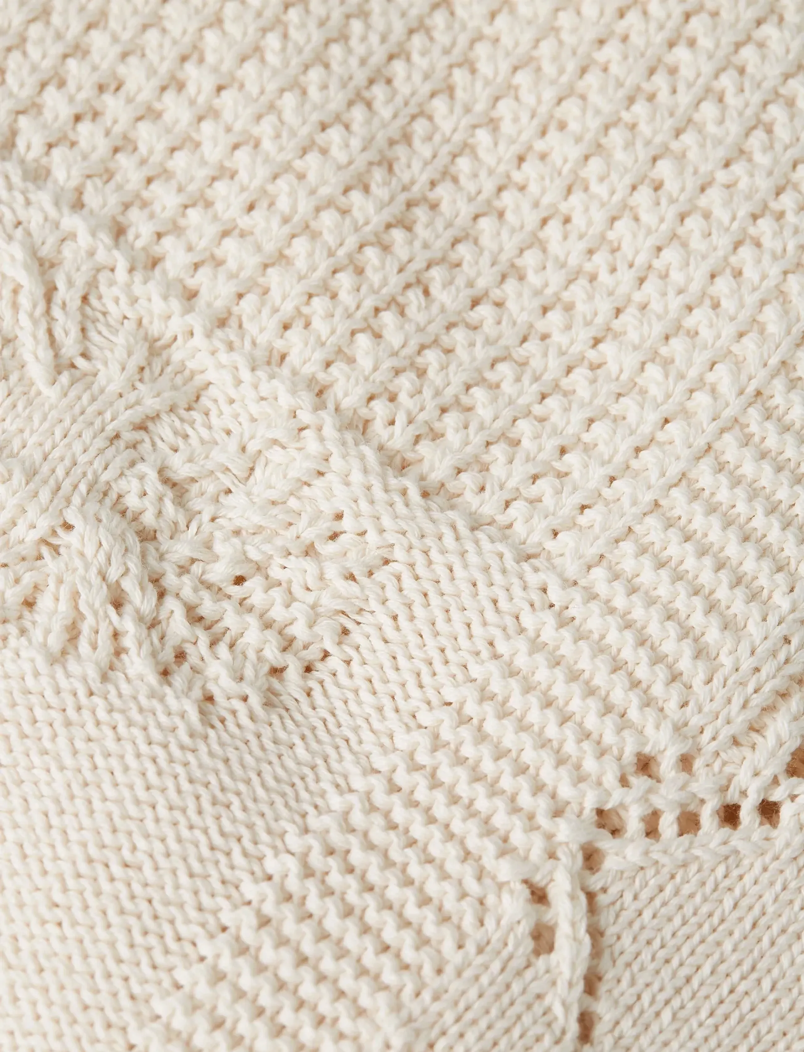 Scotch & Soda - Multi stitch knitted cardigan - eggnog - 1