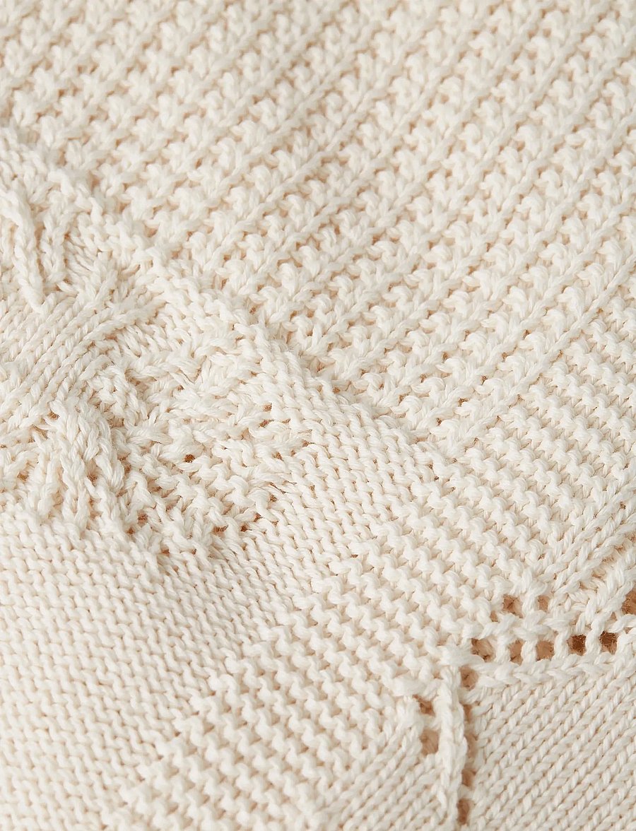 Scotch & Soda - Multi stitch knitted cardigan - eggnog - 1