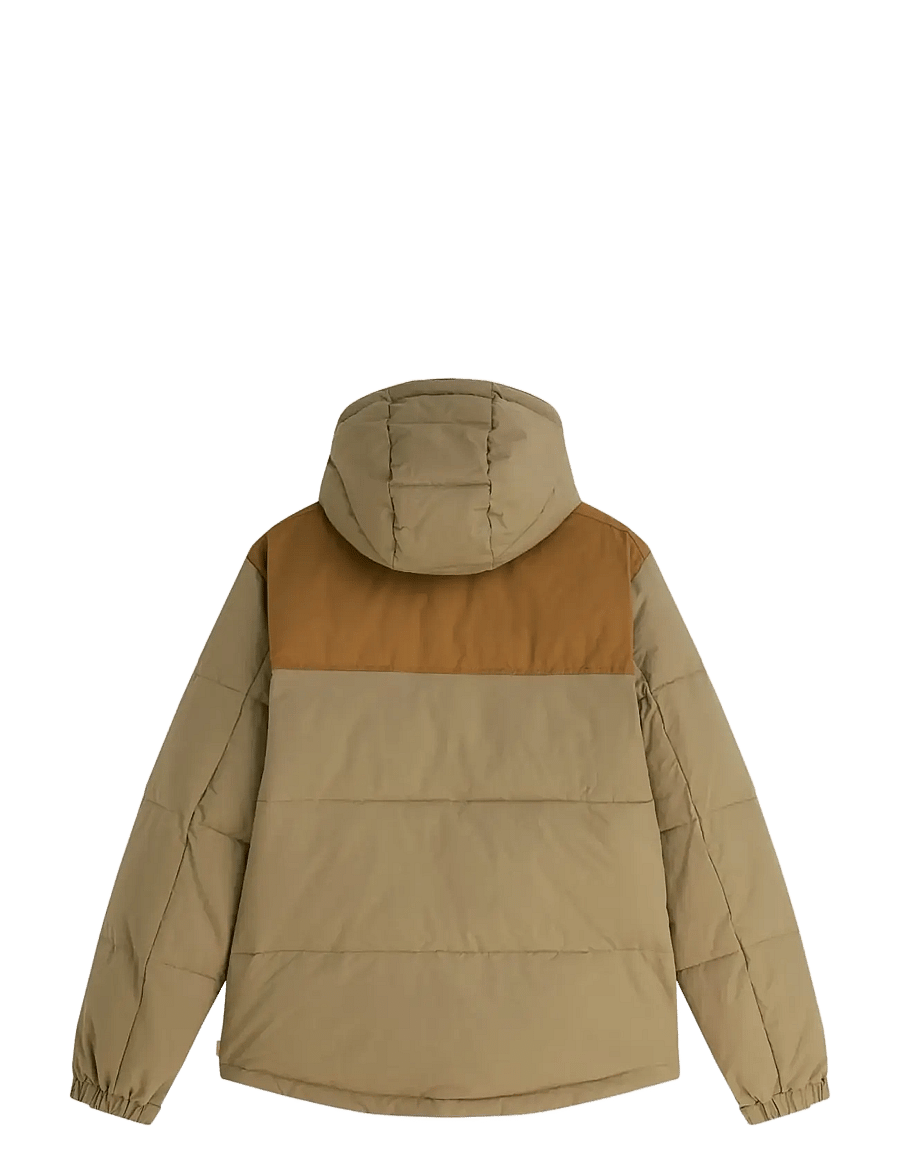 Scotch & Soda - Hooded puffer jacket - höstjackor - walnut - 1