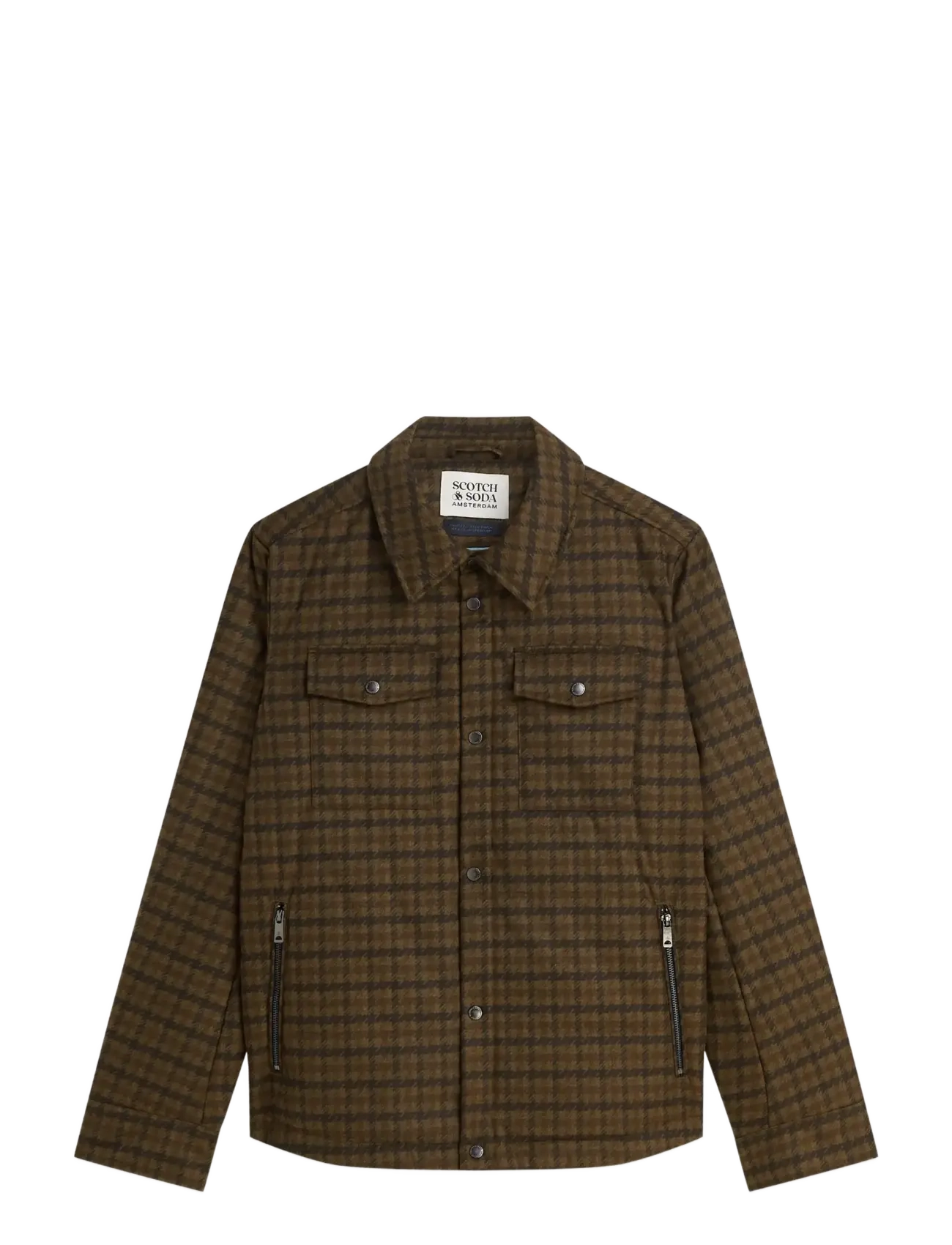 Houndstooth Quilted Jacket
