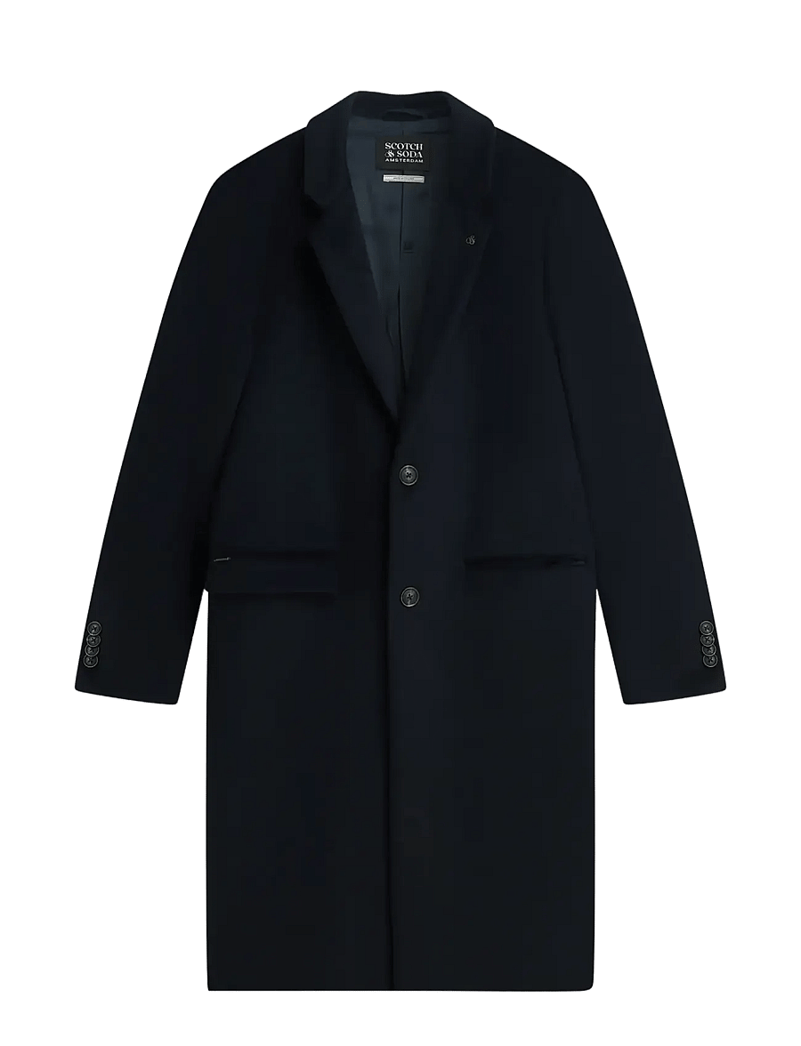 Scotch & Soda - Classic wool coat - winterjacken - sky captain - 0