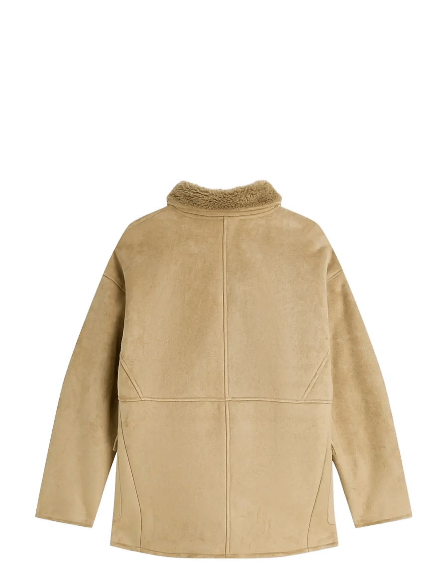Scotch & Soda - Faux shearling jacket - hybridjackor - tannin - 1