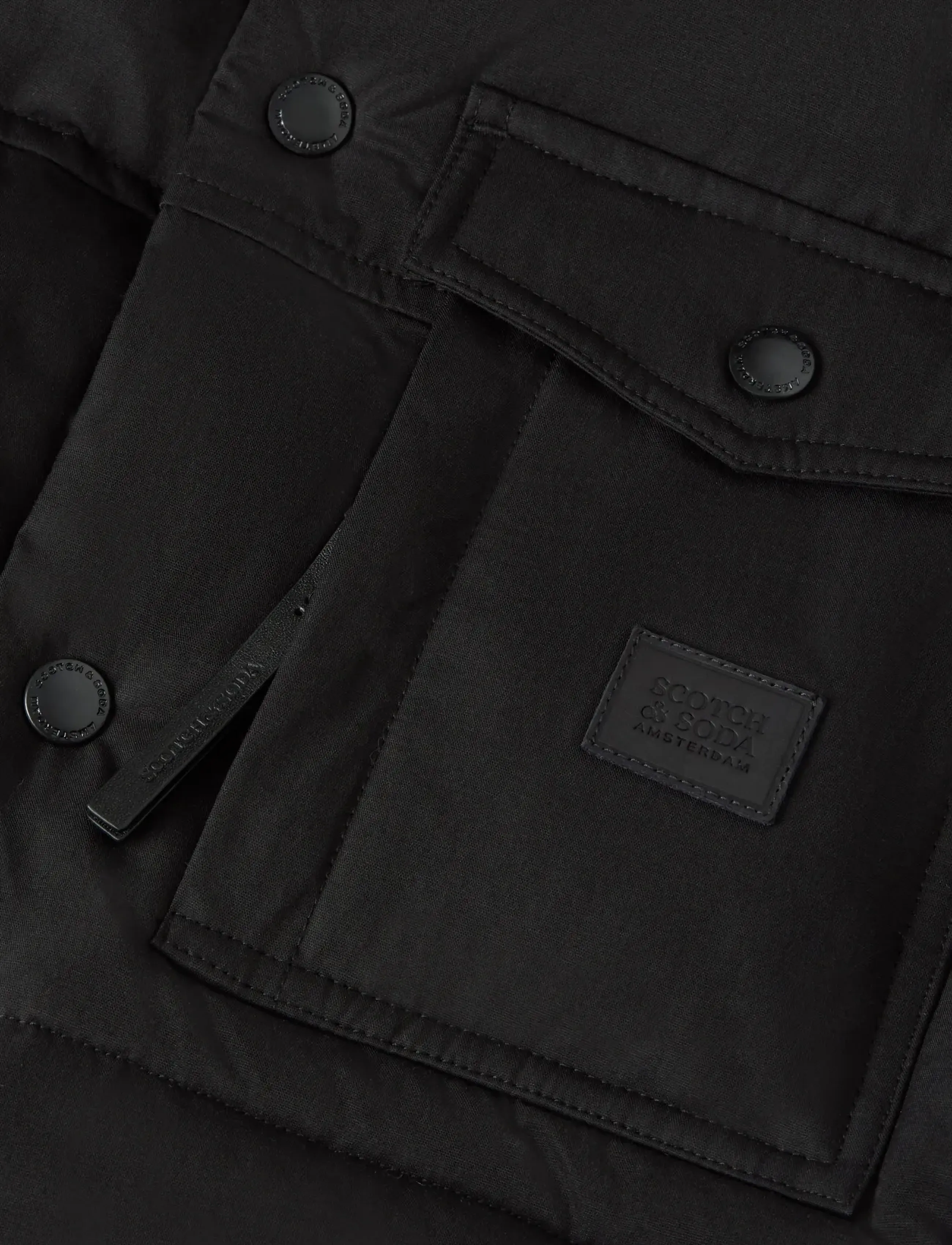 Scotch & Soda - Hooded puffer vest - veste - meteorite - 2