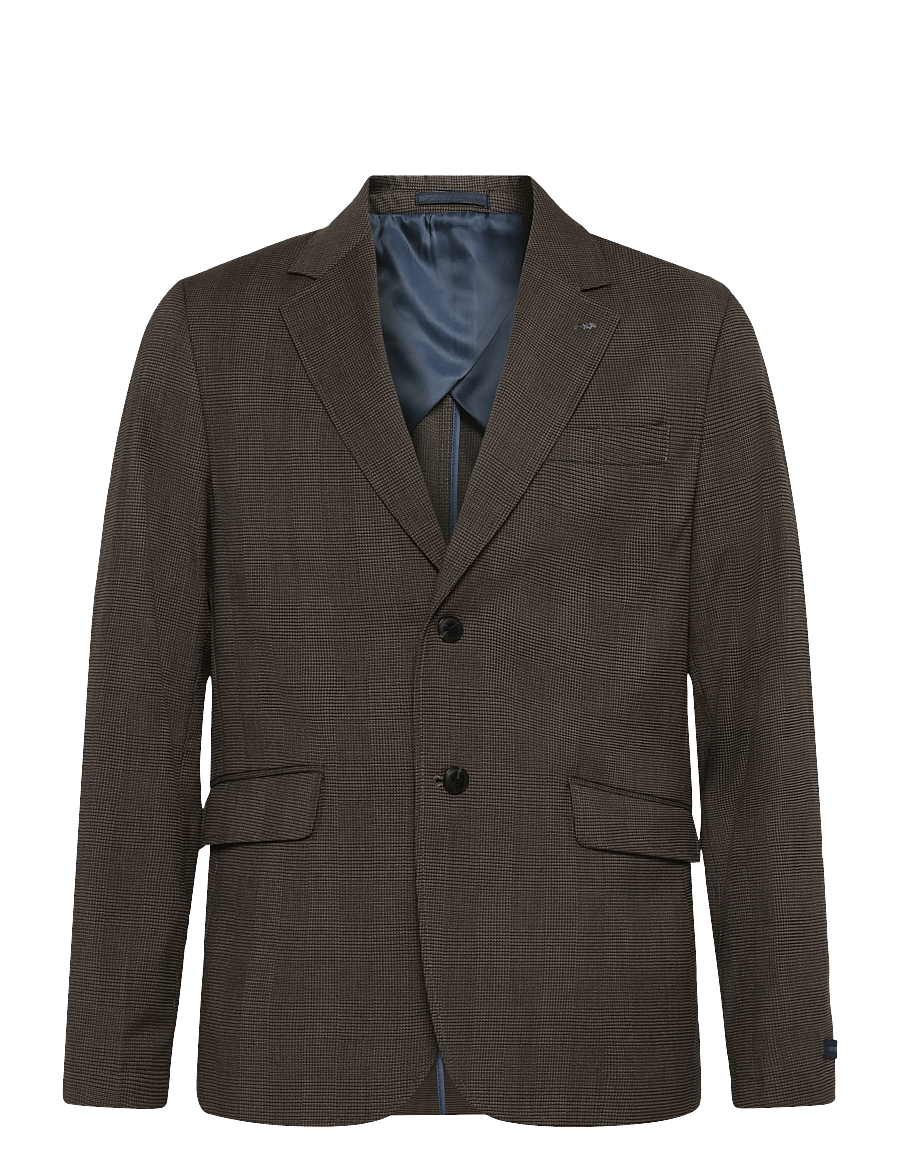 Scotch & Soda - Tate unconstructed yarn-dyed regular-fit blazer - Üherealised pintsakud - dijon check - 0