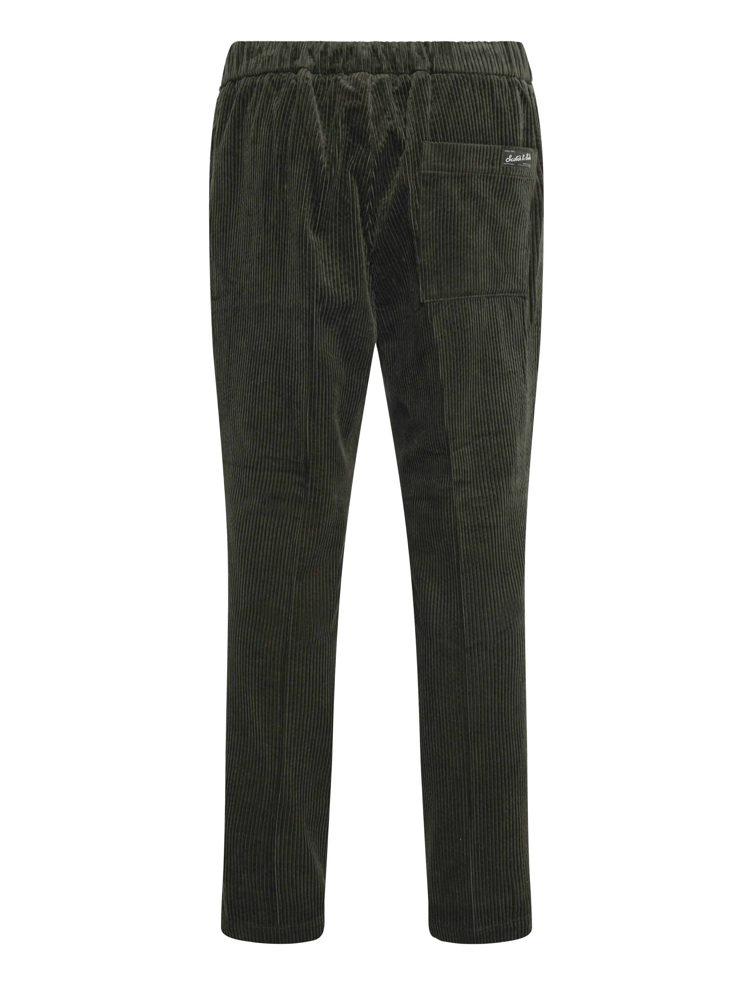 Scotch & Soda - Fave Cotton corduroy jogger - sweatpants - forest night - 1
