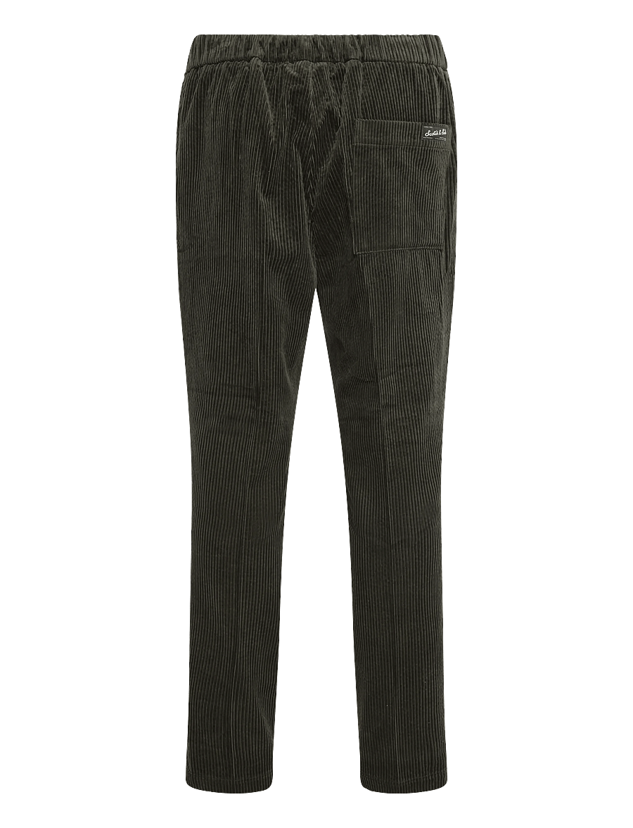 Scotch & Soda - Fave Cotton corduroy jogger - sweatpants - forest night - 1