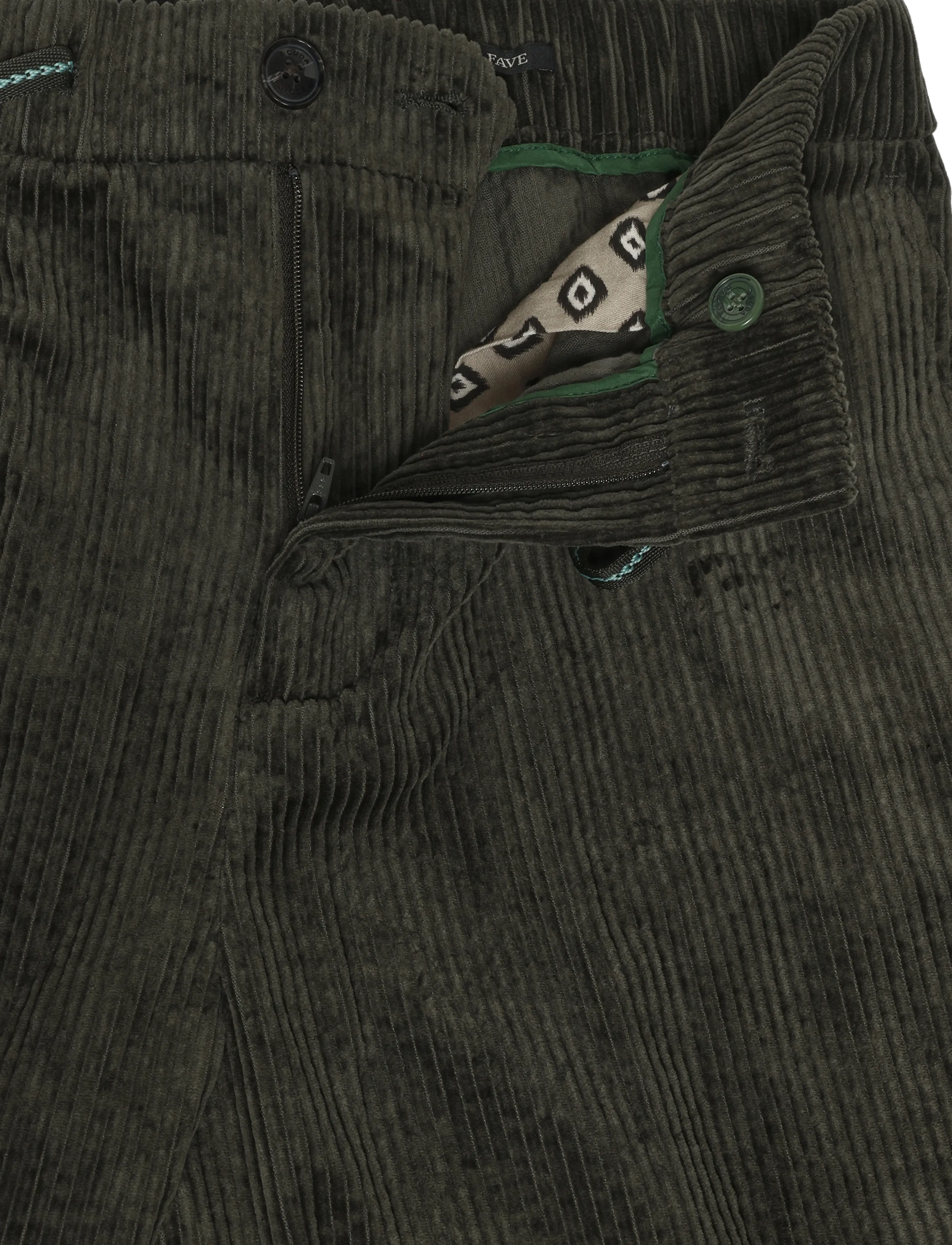 Scotch & Soda - Fave Cotton corduroy jogger - sweatpants - forest night - 2