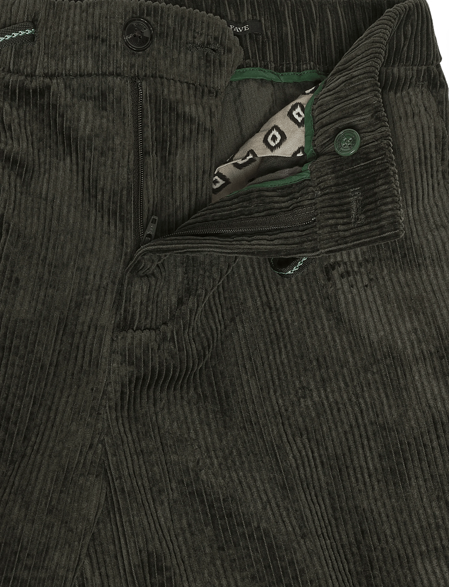 Scotch & Soda - Fave Cotton corduroy jogger - sweatpants - forest night - 2