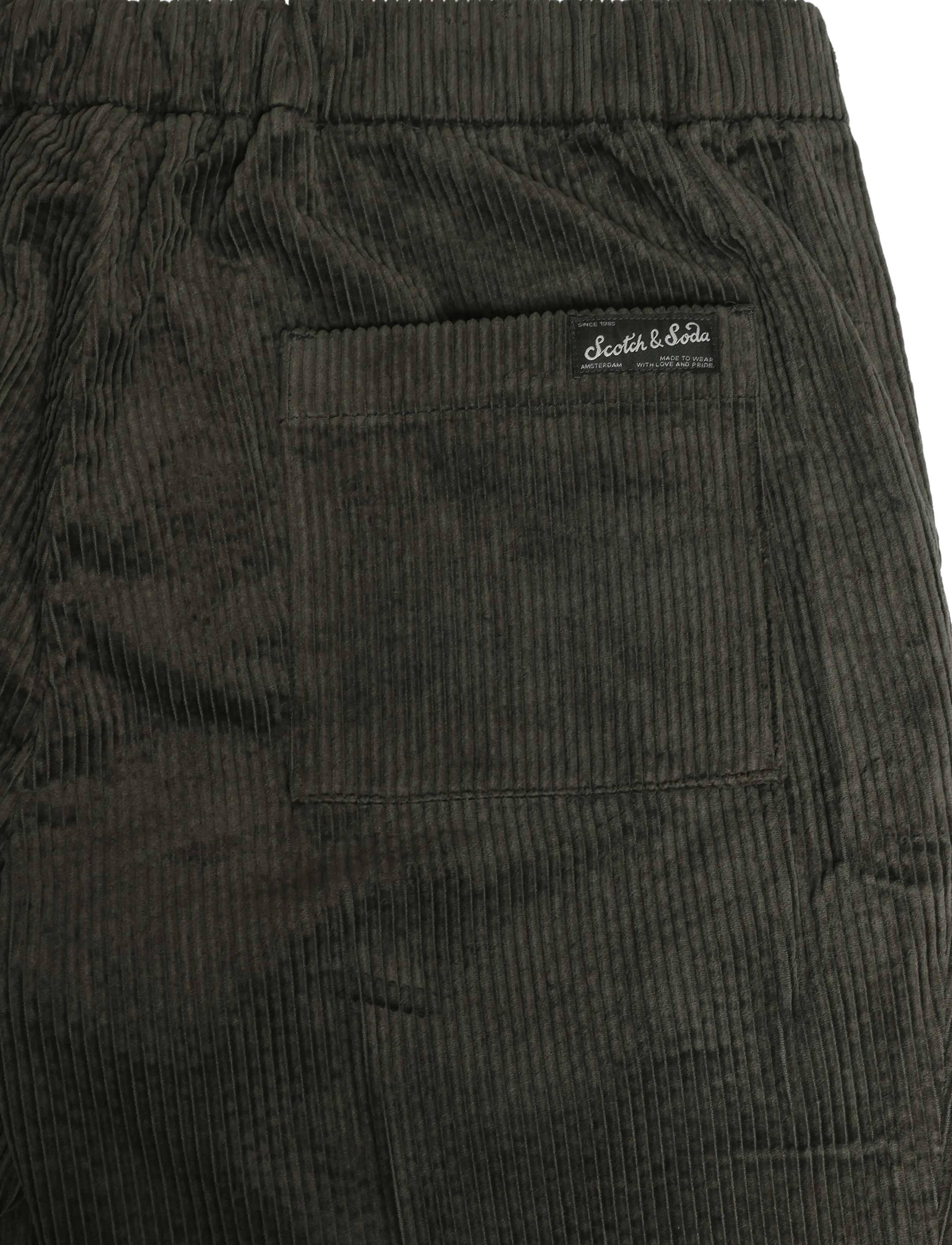 Scotch & Soda - Fave Cotton corduroy jogger - sweatpants - forest night - 4
