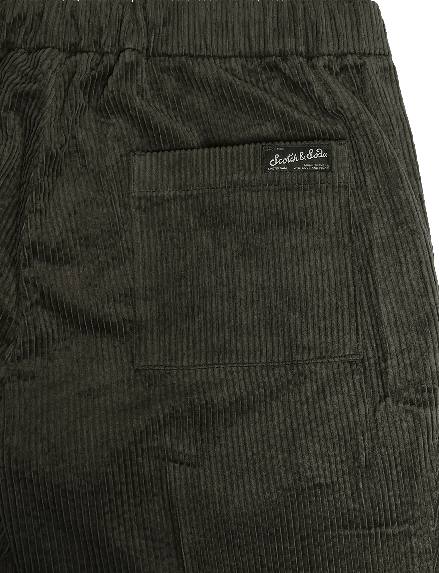 Scotch & Soda - Fave Cotton corduroy jogger - sweatpants - forest night - 4