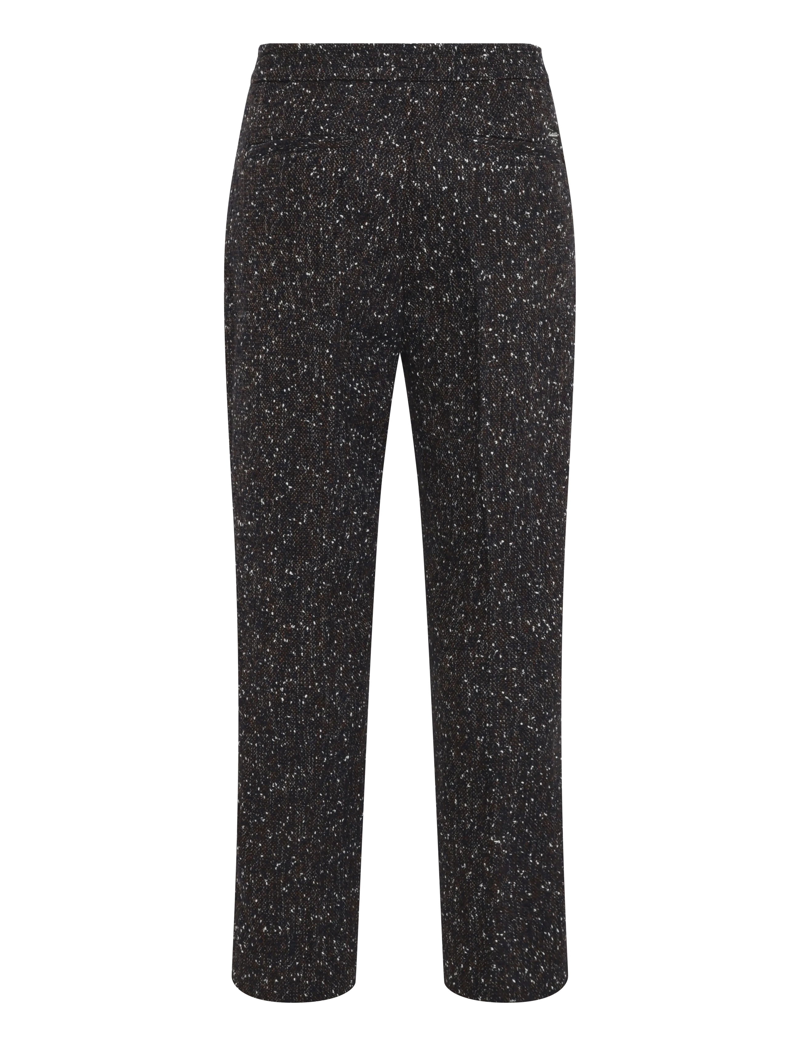 Scotch & Soda - Oliver Wool-blend tweed pleated pants - sky captain melange - 1