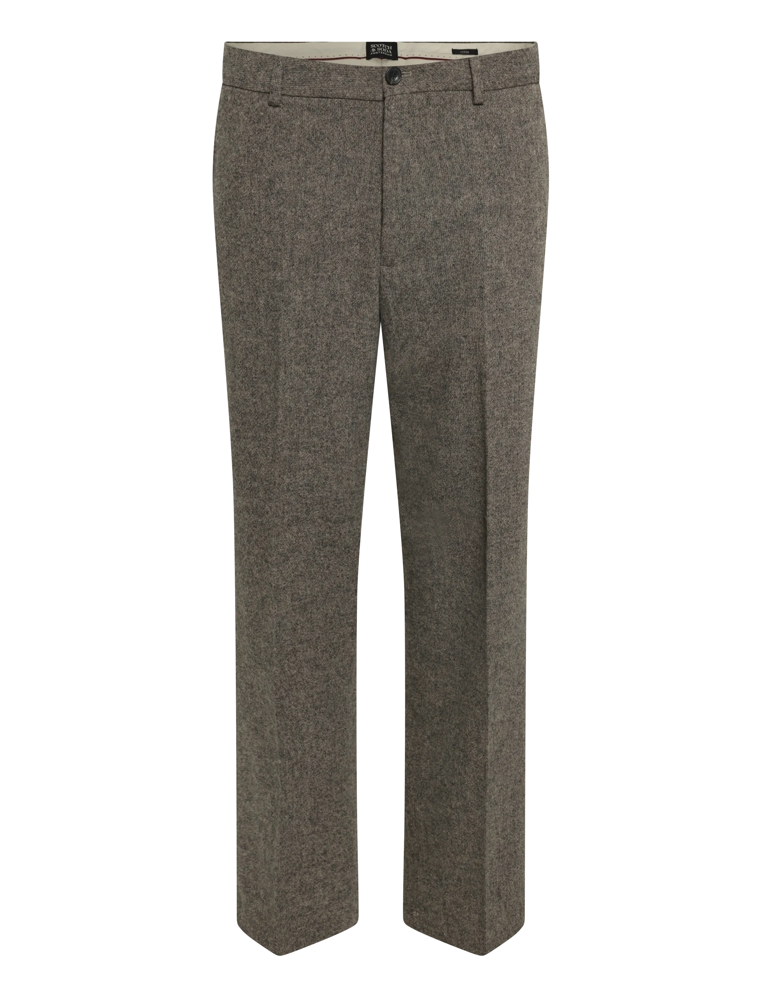 Scotch & Soda Otis wool-blend chino - Püksid - METEORITE MELANGE / grey