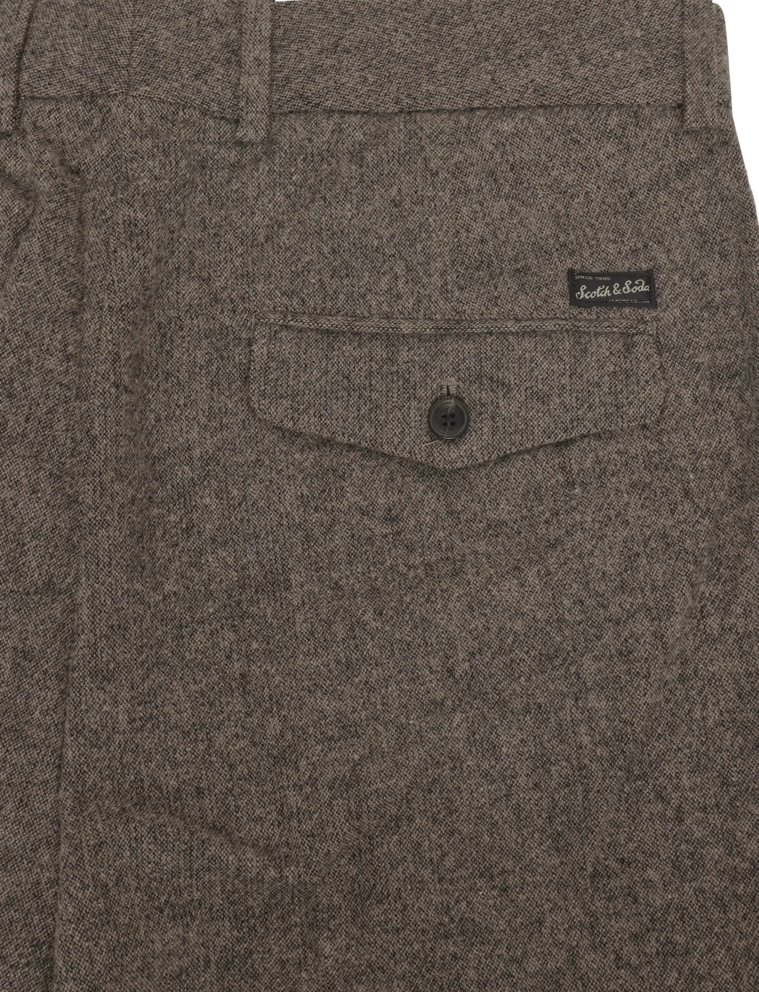 Scotch & Soda - Otis wool-blend chino - meteorite melange - 2
