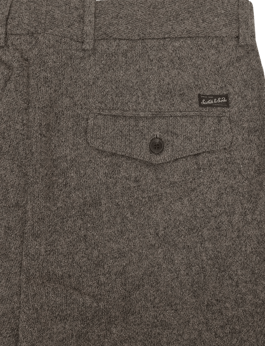 Scotch & Soda - Otis wool-blend chino - chinos - meteorite melange - 2