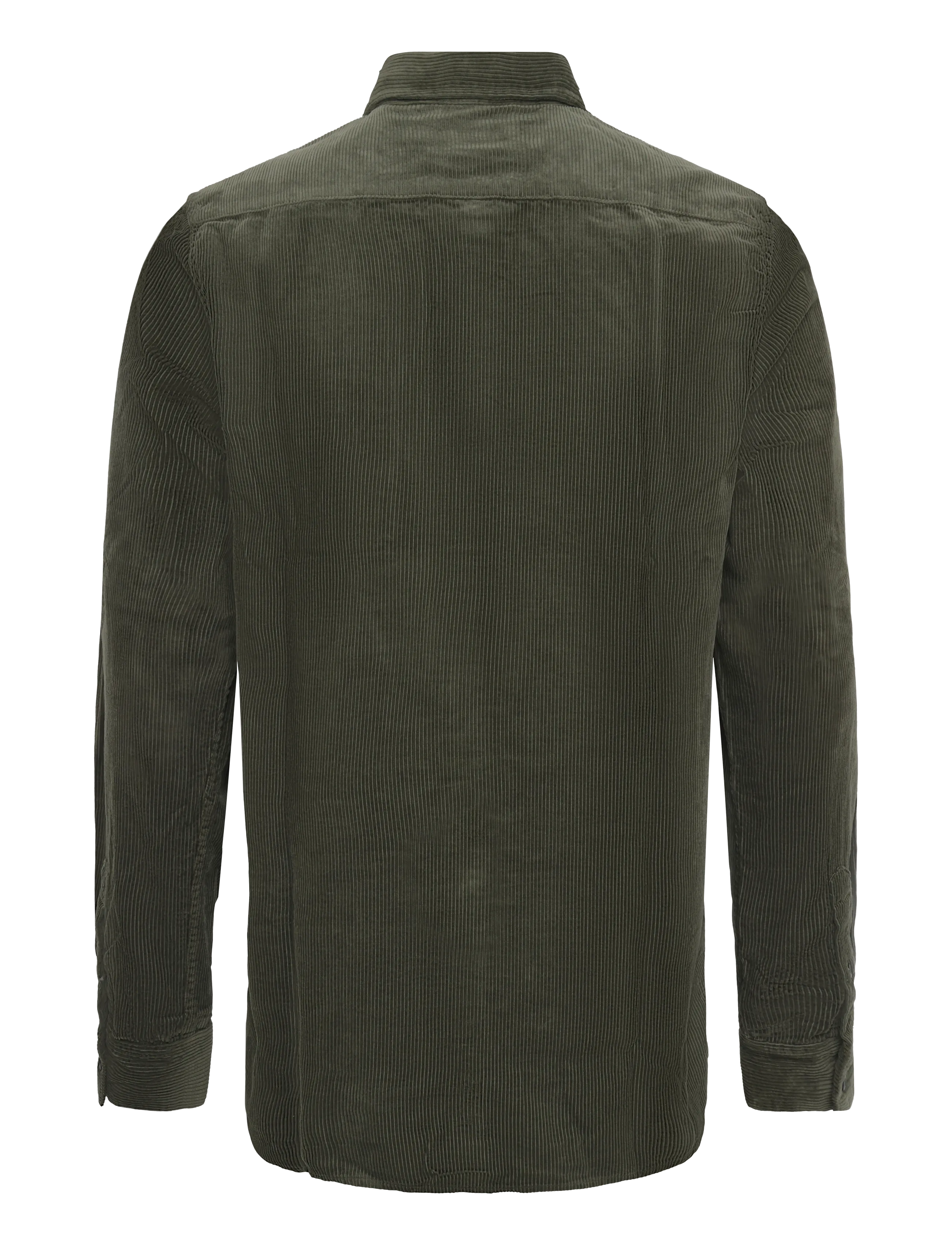 Scotch & Soda - Corduroy regular-fit shirt - corduroy shirts - forest night - 1