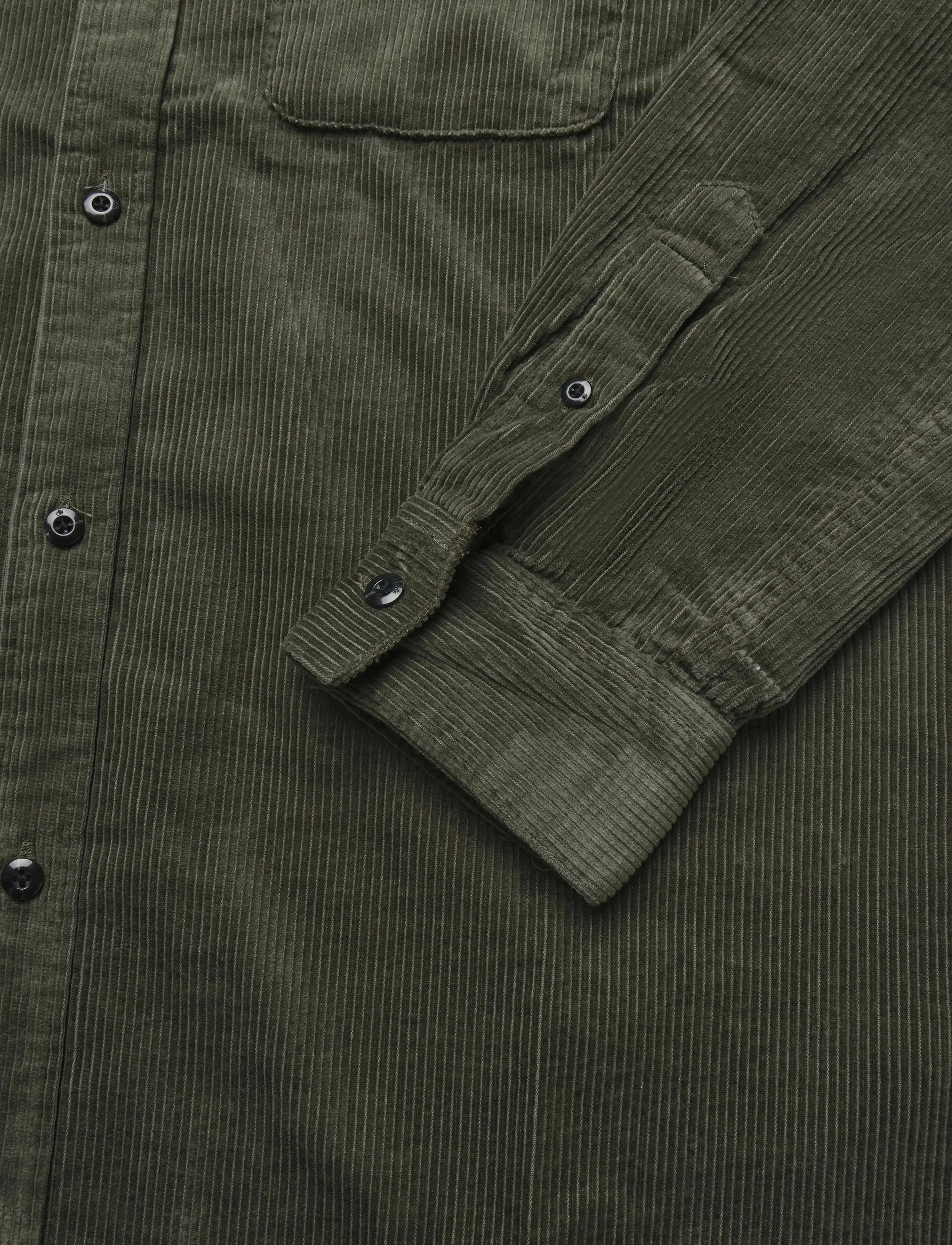 Scotch & Soda - Corduroy regular-fit shirt - corduroy shirts - forest night - 3