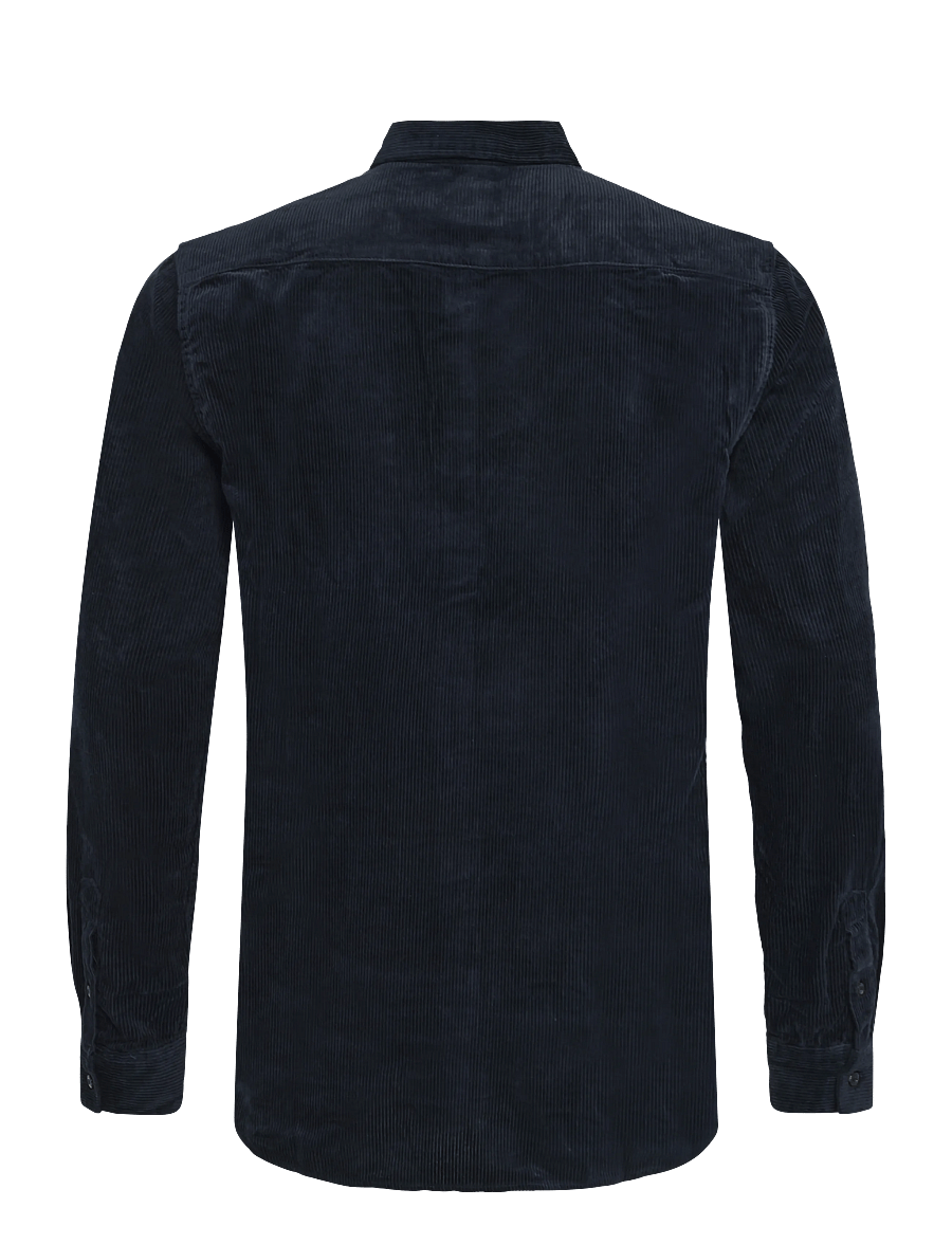 Scotch & Soda - Corduroy regular-fit shirt - fløjlsskjorter - sky captain - 1